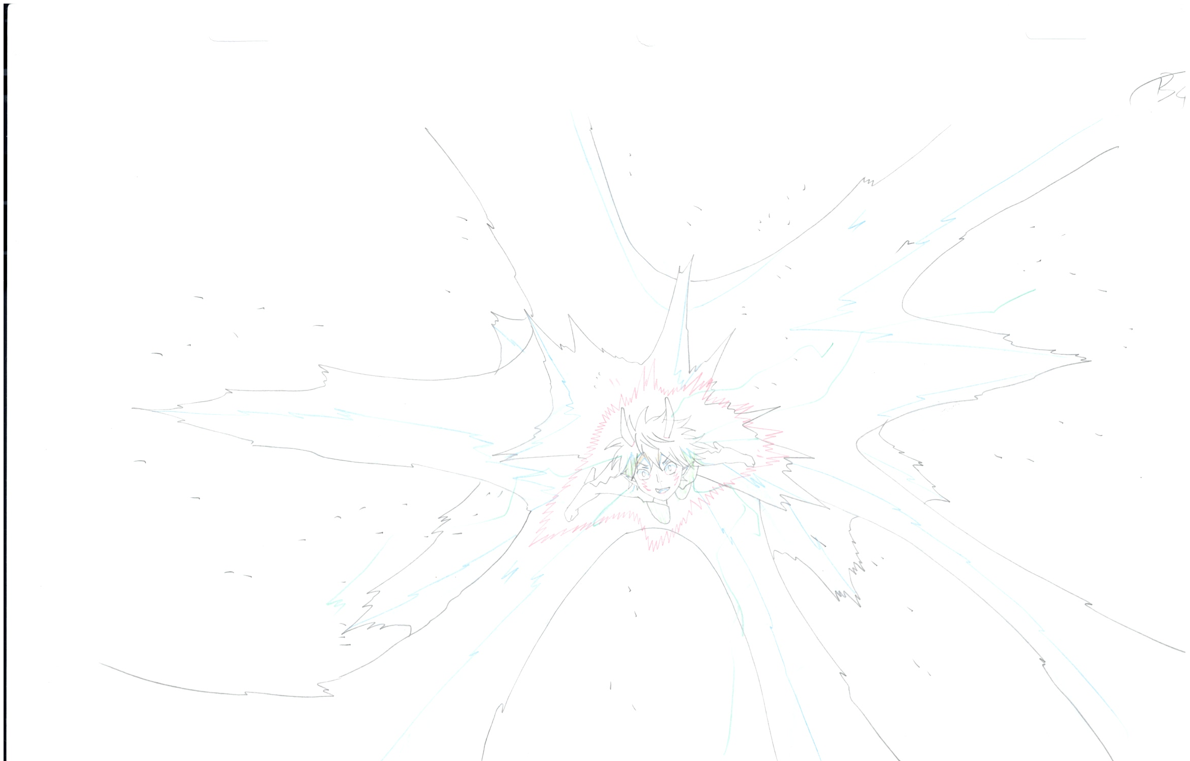 Black Clover Original Sketch (Luck Voltia)