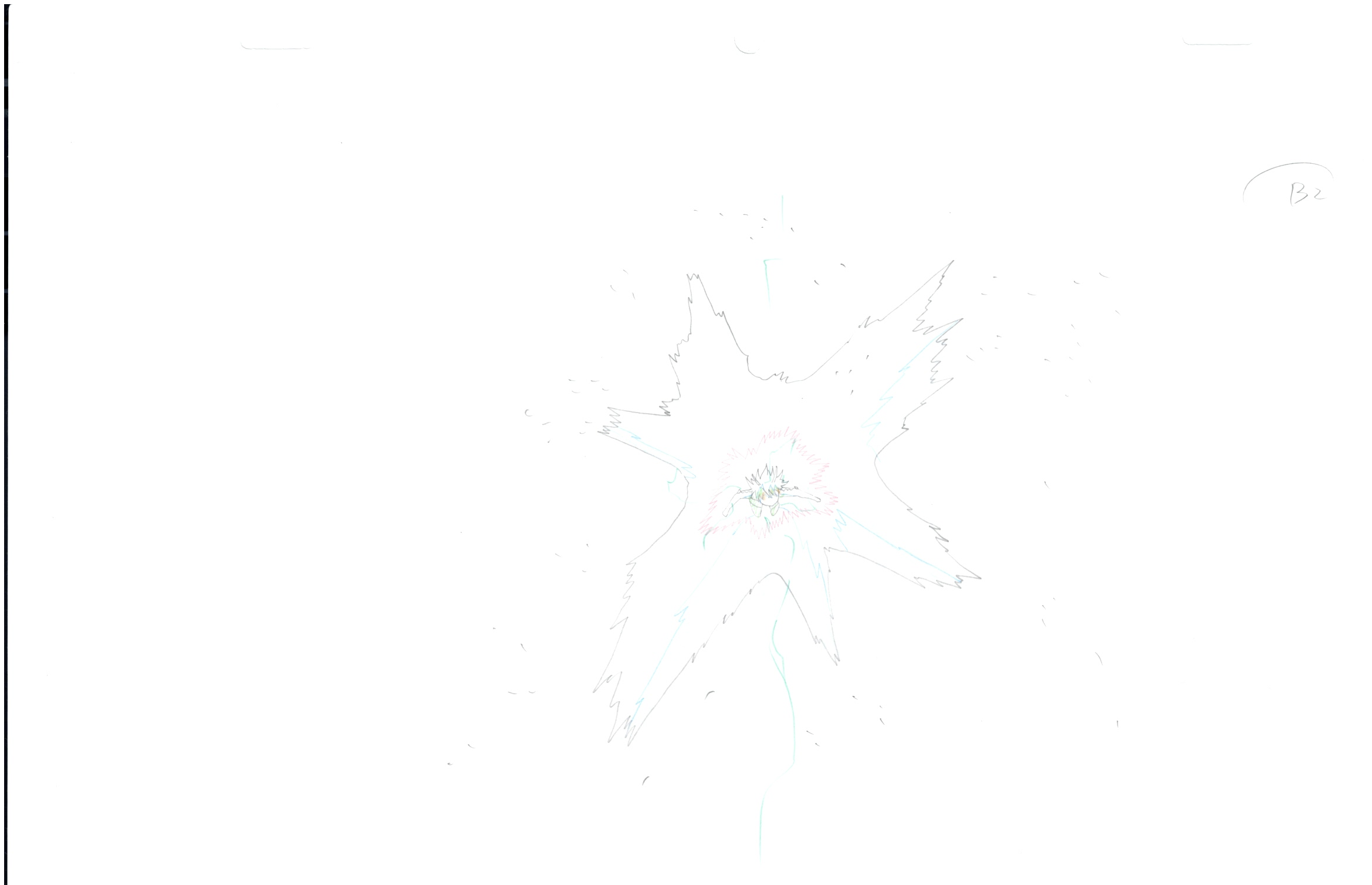 Black Clover Original Sketch (Luck Voltia)