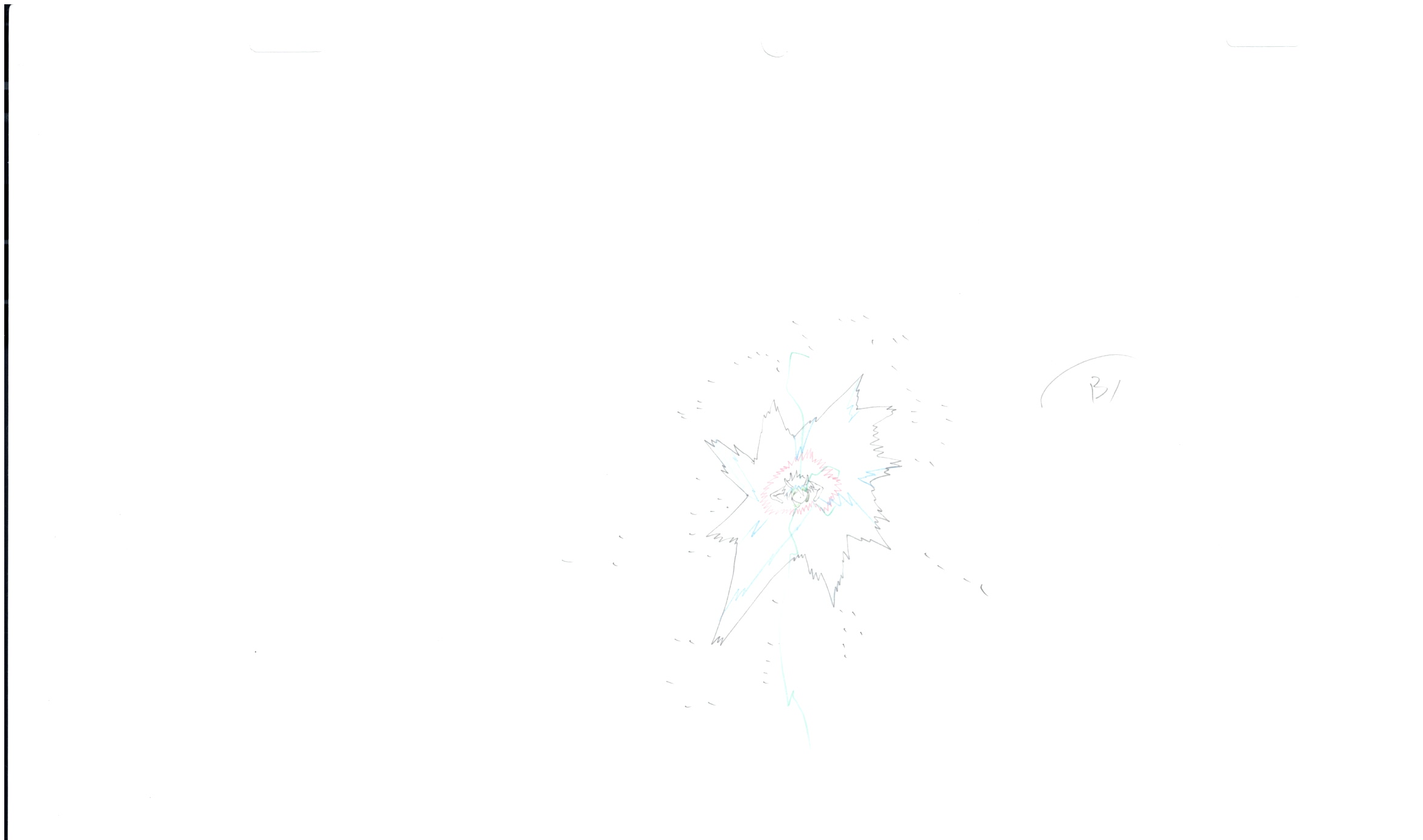 Black Clover Original Sketch (Luck Voltia)