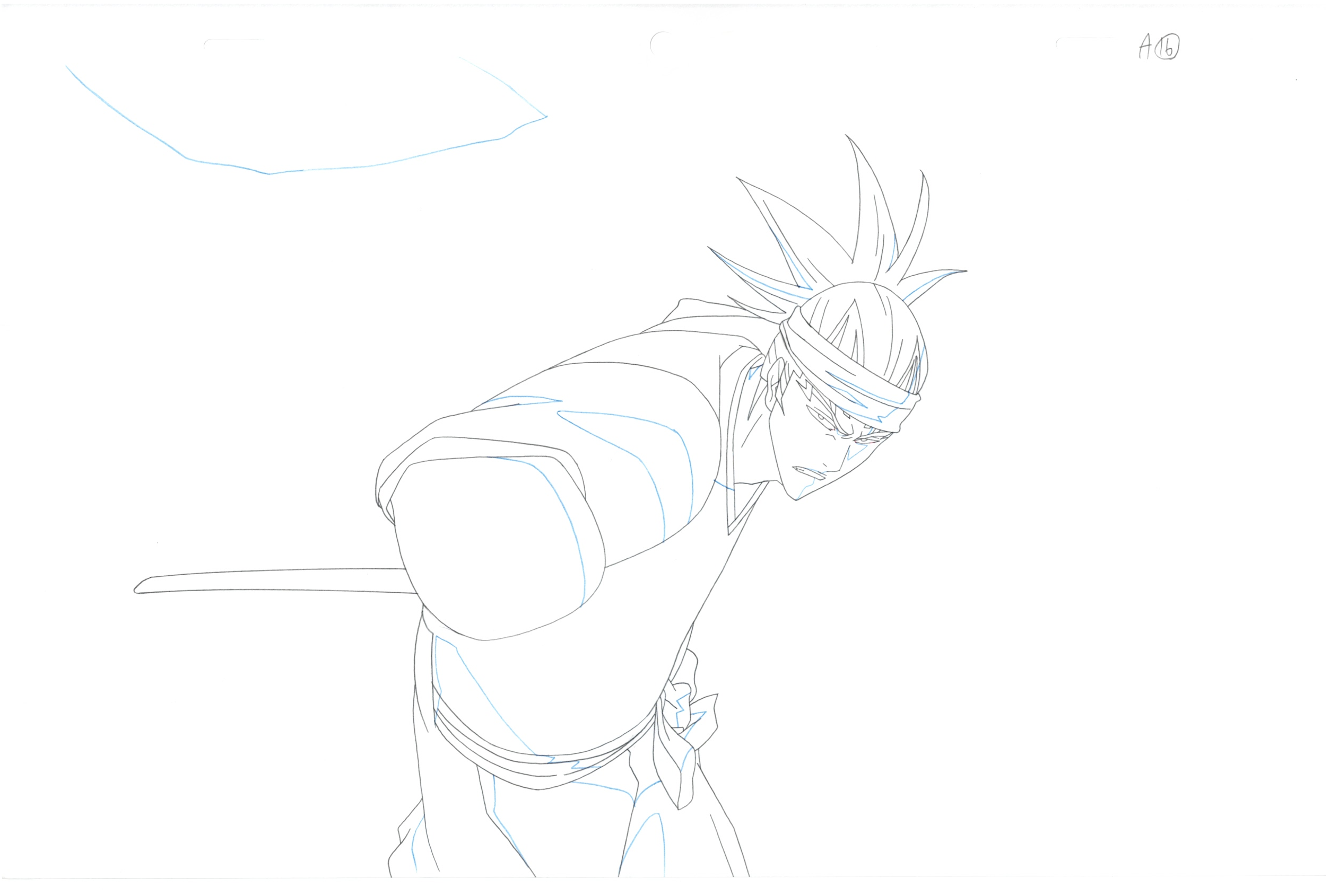 Dibujo original de Bleach (Renji Abarai) Conjunto de 18 páginas