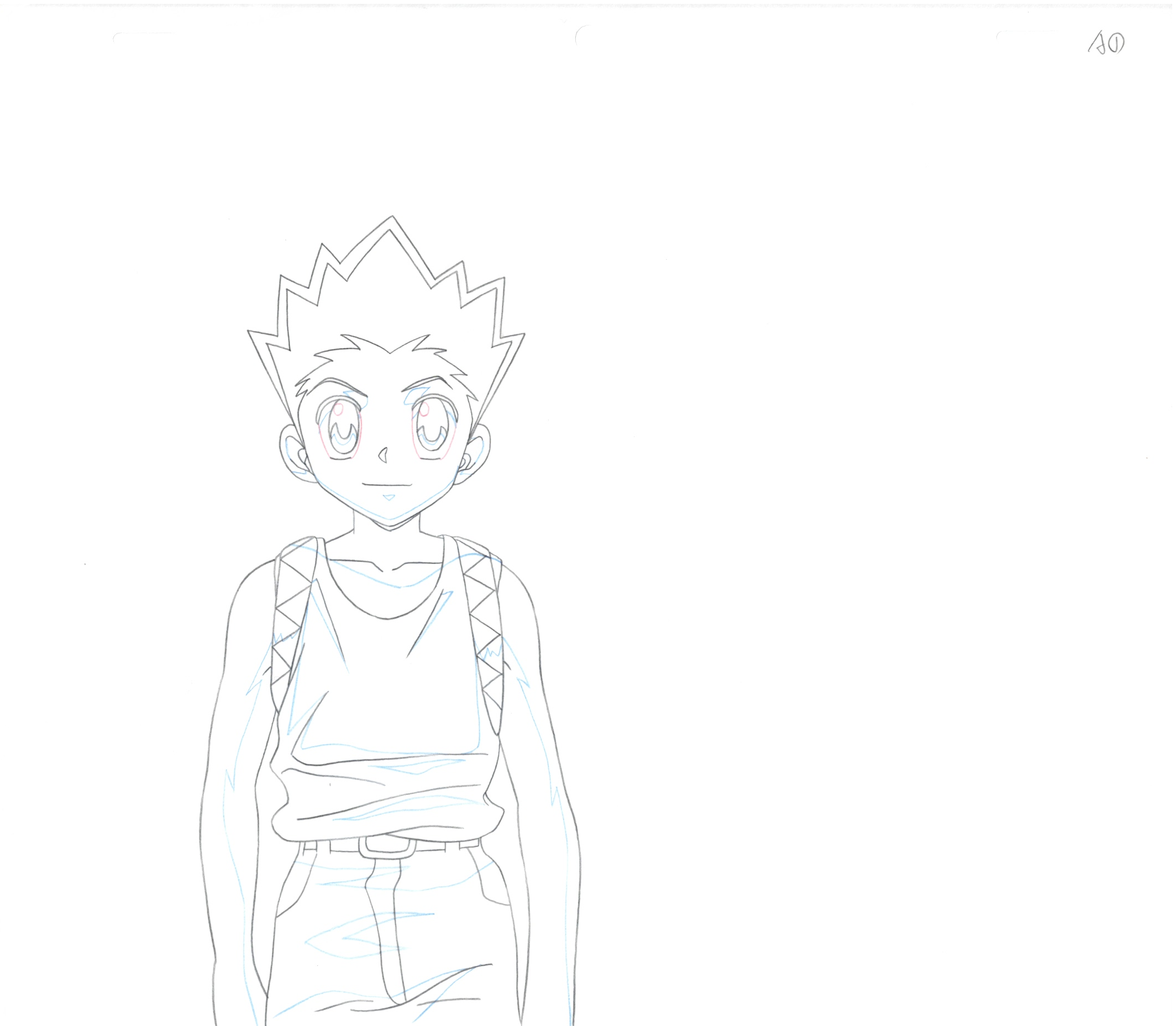 Hunter x Hunter Original Drawing 3 pages set (Gon)