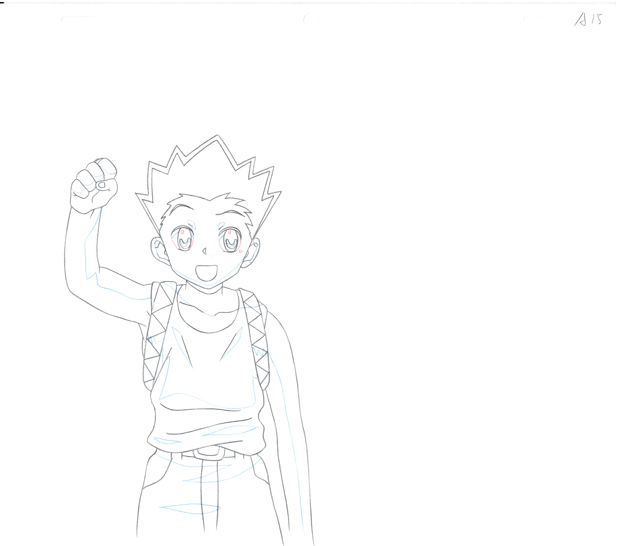 Hunter x Hunter Original Drawing 3 pages Set (Gon)