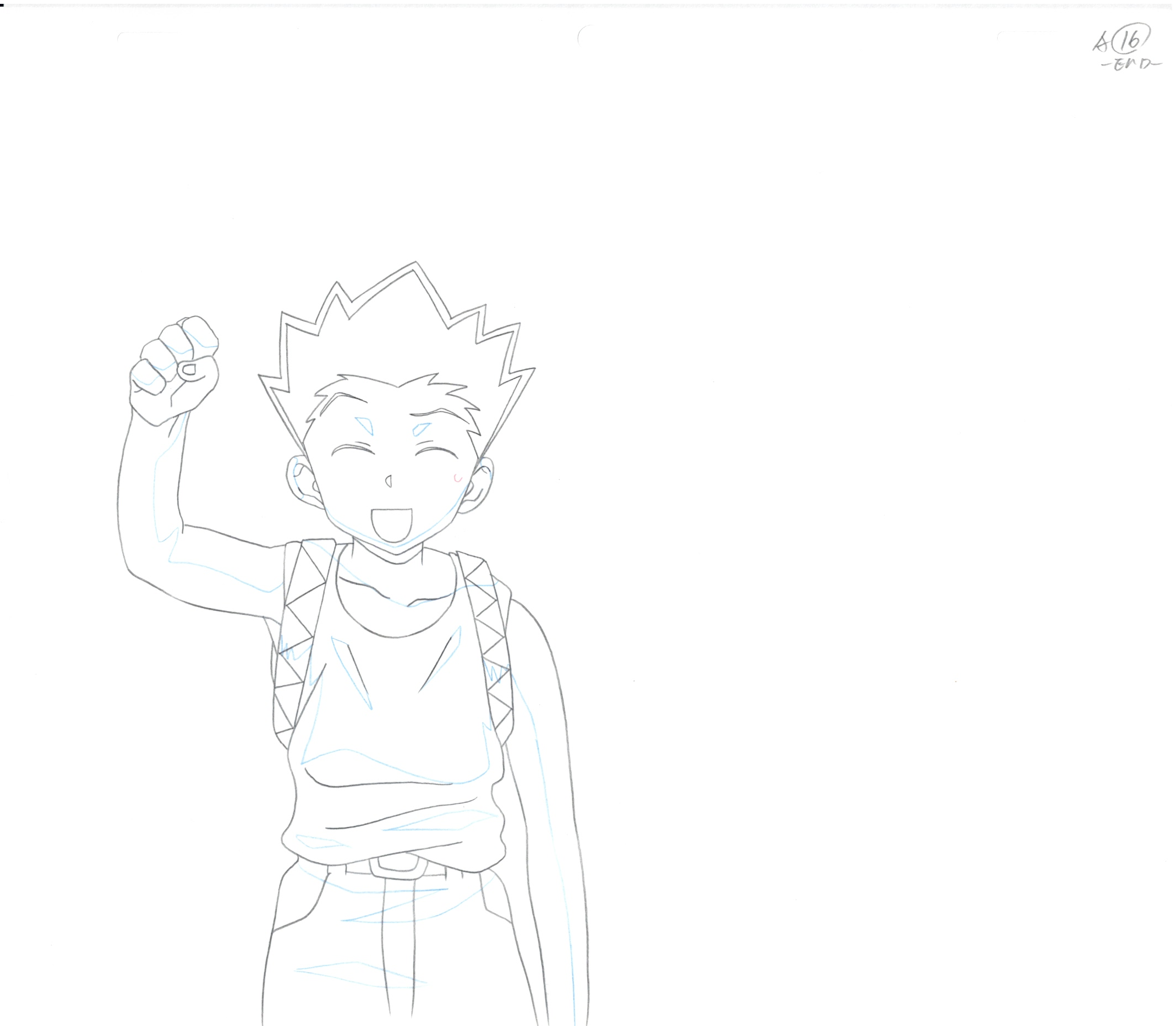 Hunter x Hunter Original Drawing 3 pages Set (Gon)