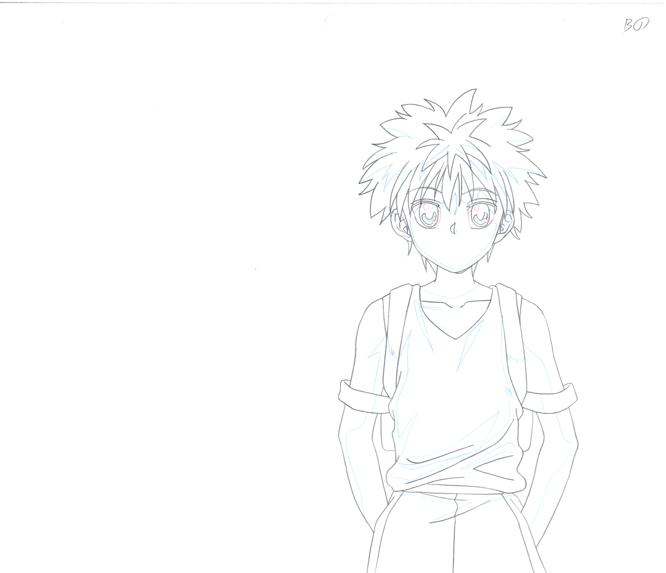 Hunter x Hunter Original Drawing 5 pages Set (Killua)
