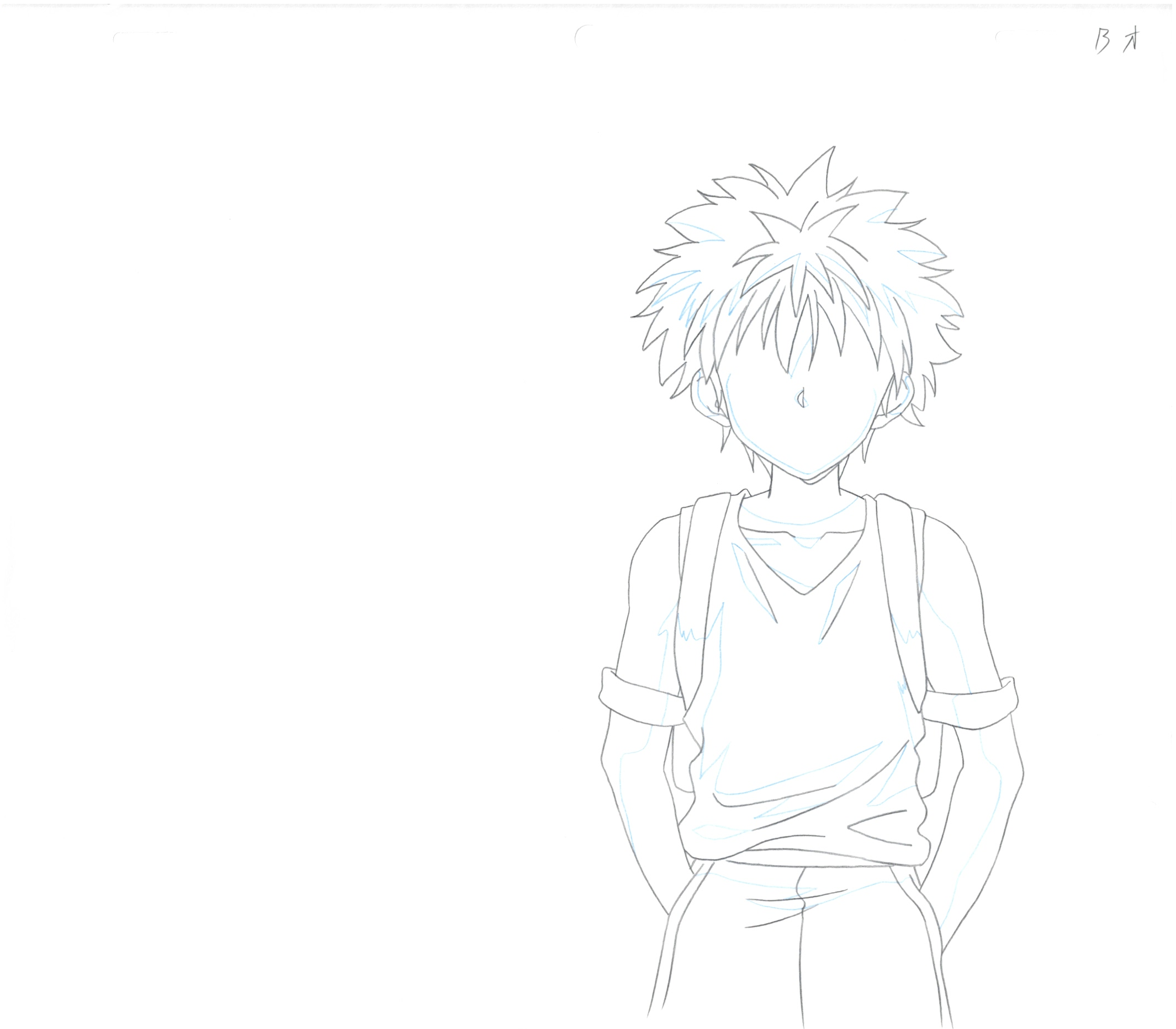 Hunter x Hunter Original Drawing 5 pages Set (Killua)