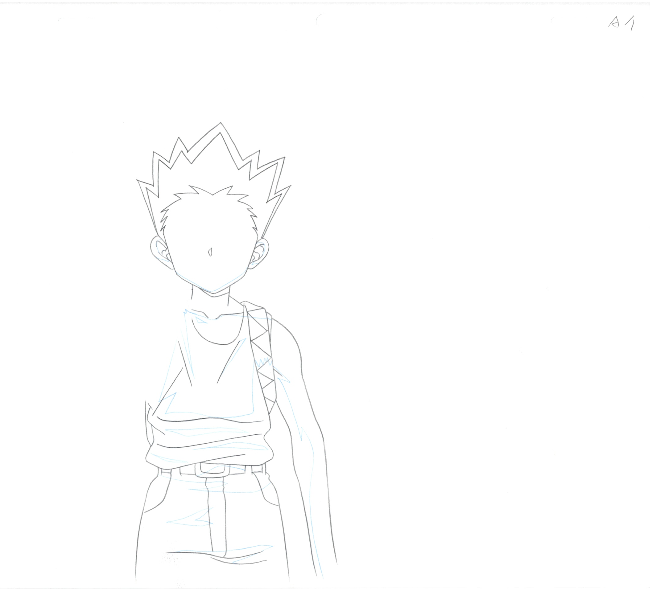 Hunter x Hunter Original Drawing 6 pages set (Gon)