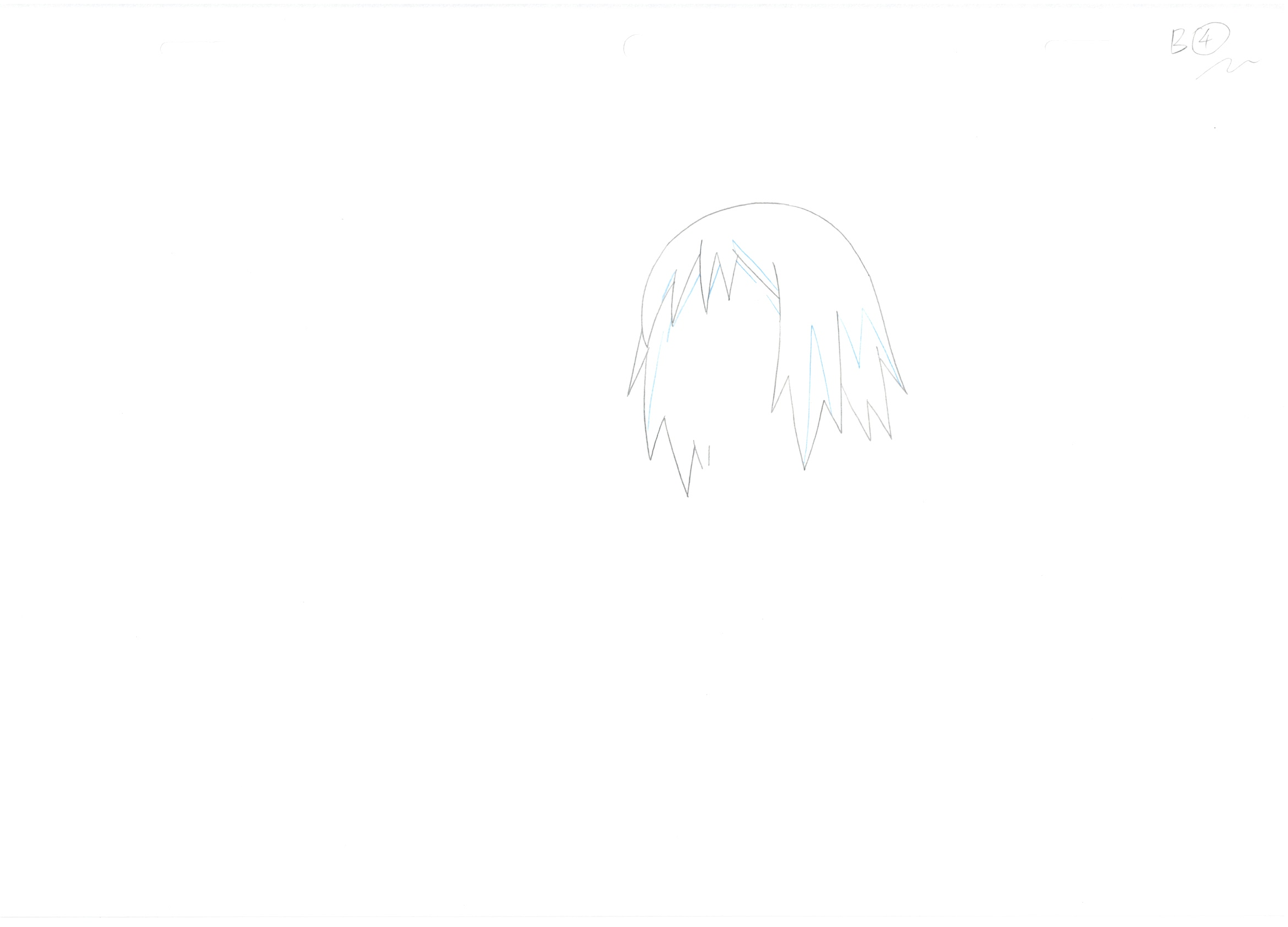 Naruto Original Sketch (Sakura) 6 pages set