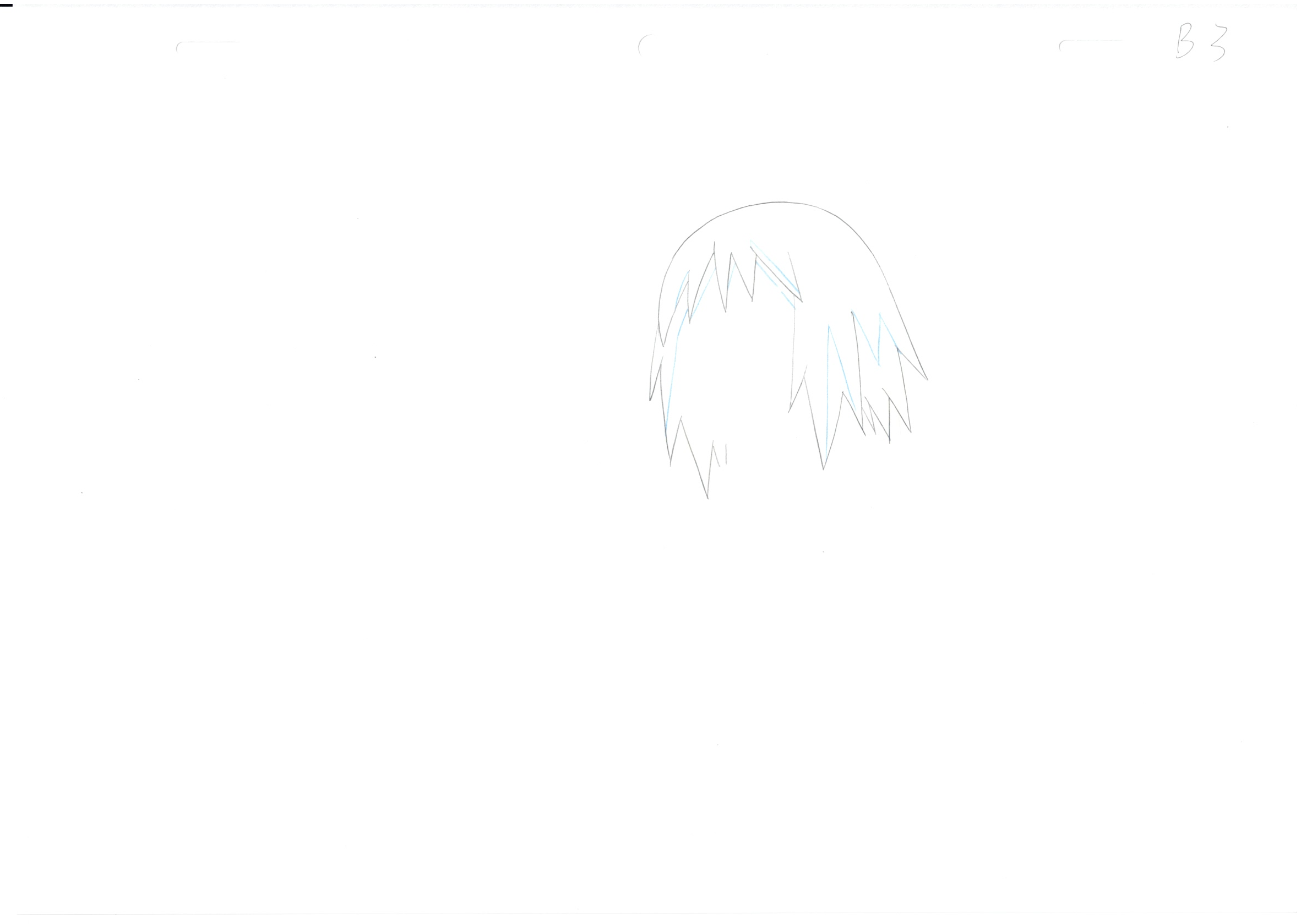 Naruto Original Sketch (Sakura) 6 pages set