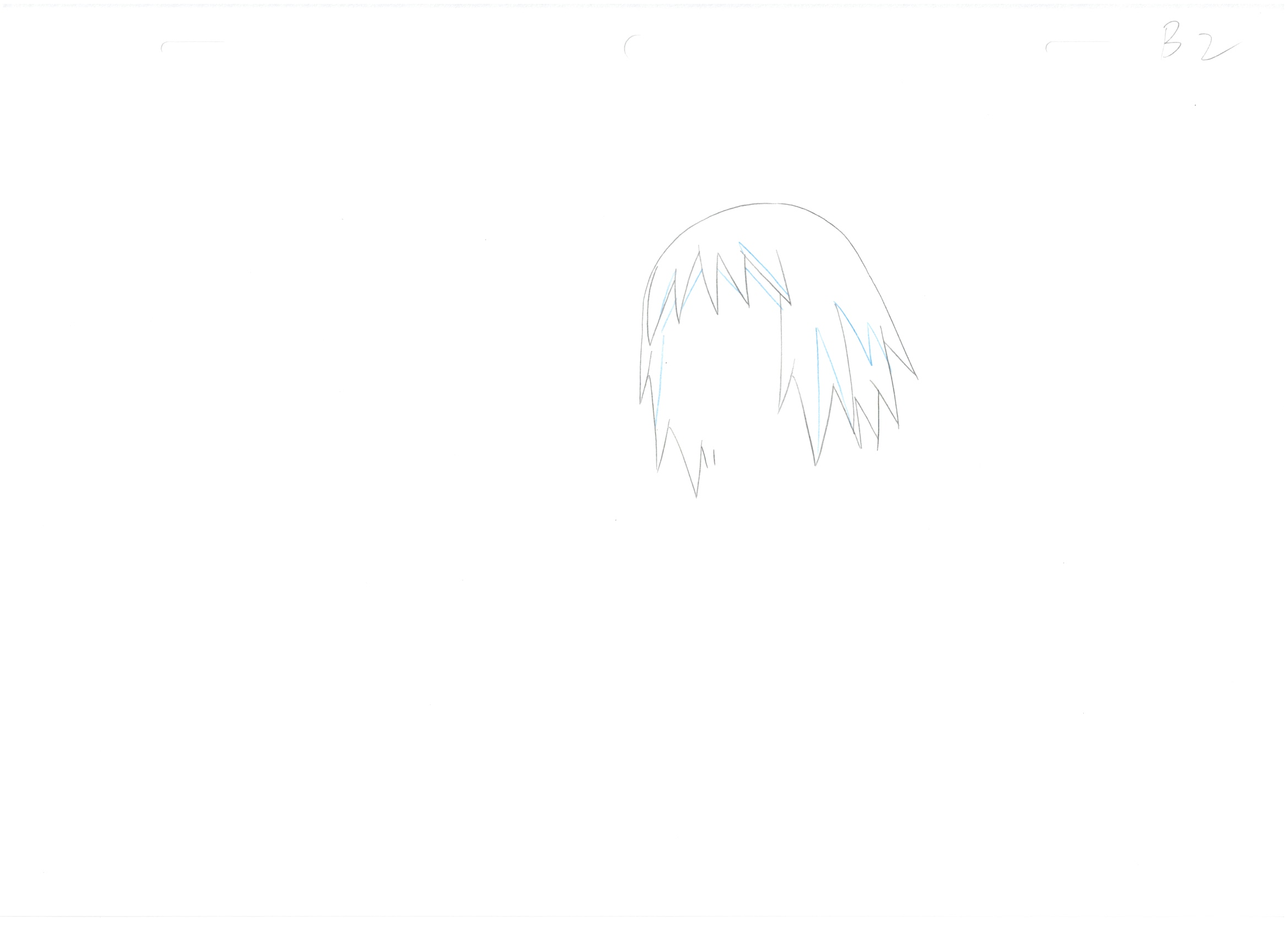 Naruto Original Sketch (Sakura) 6 pages set