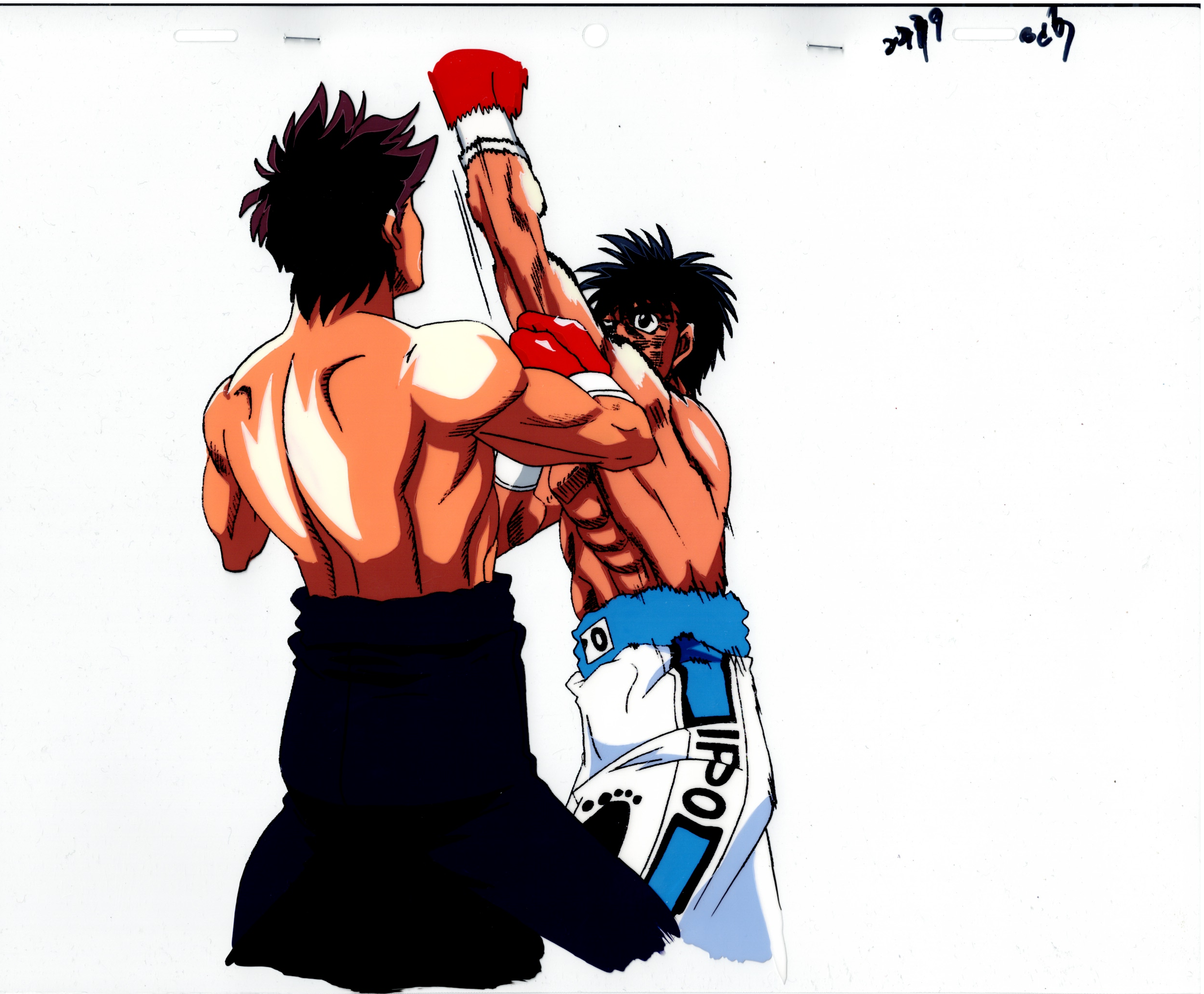 Hajime No Ippo Original Cels and Sketch (Ippo Makunouchi, Takeshi Sendō)