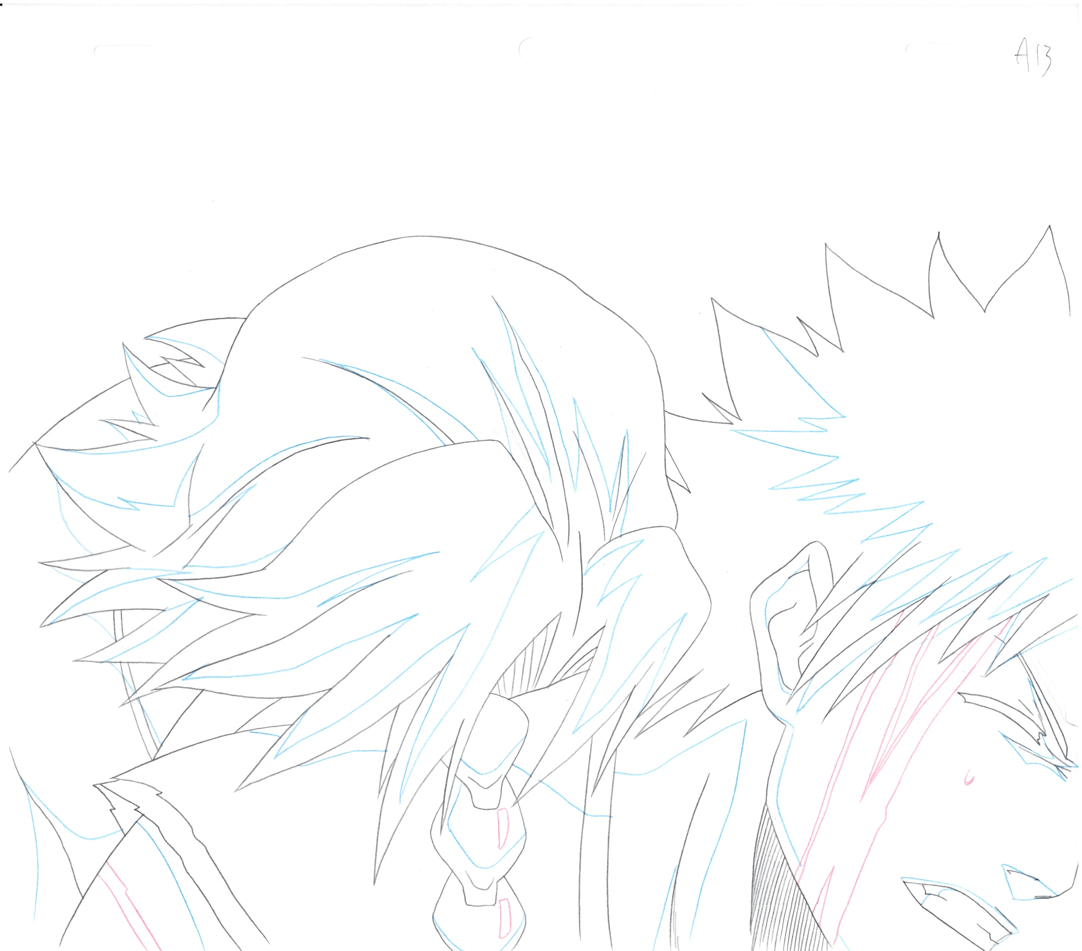 Bleach Original Drawing 3 pages (Ichigo, Keigo)