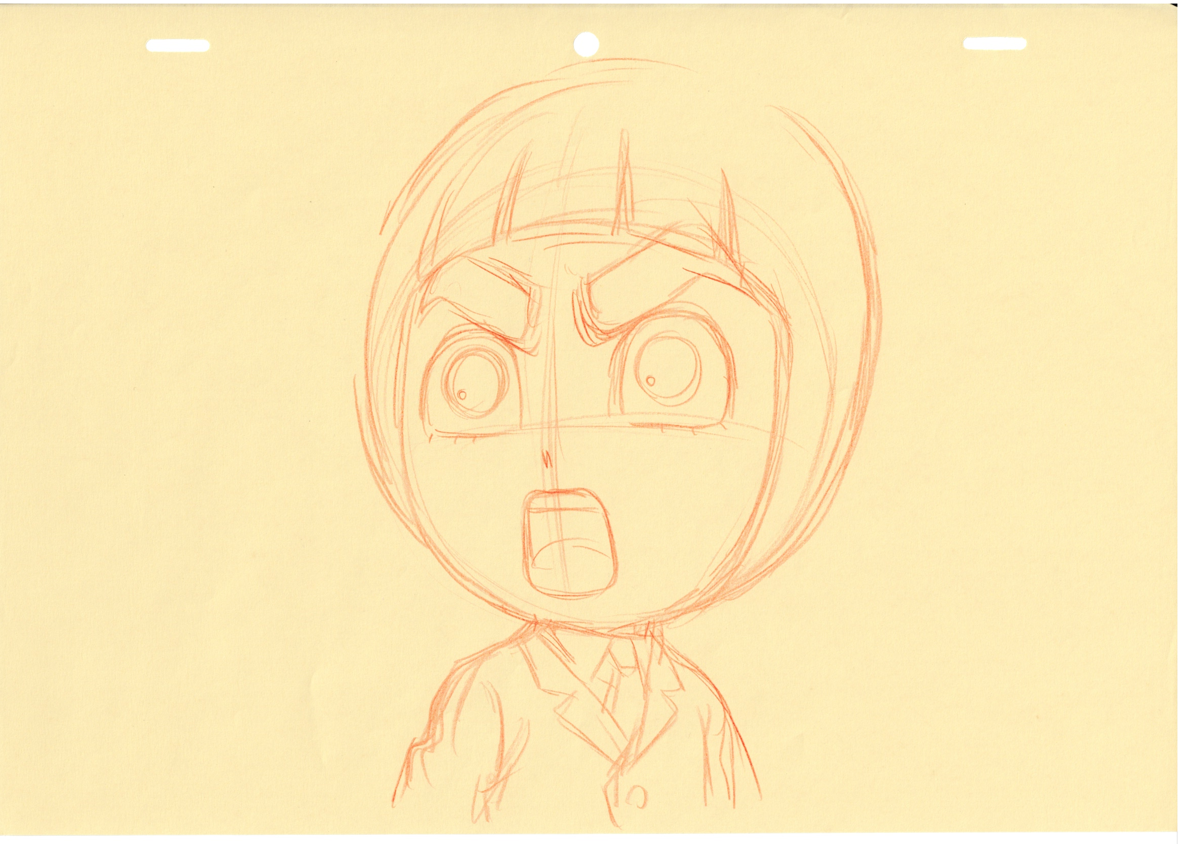 Naruto Original Drawing (Rock Lee) 4 pages Set