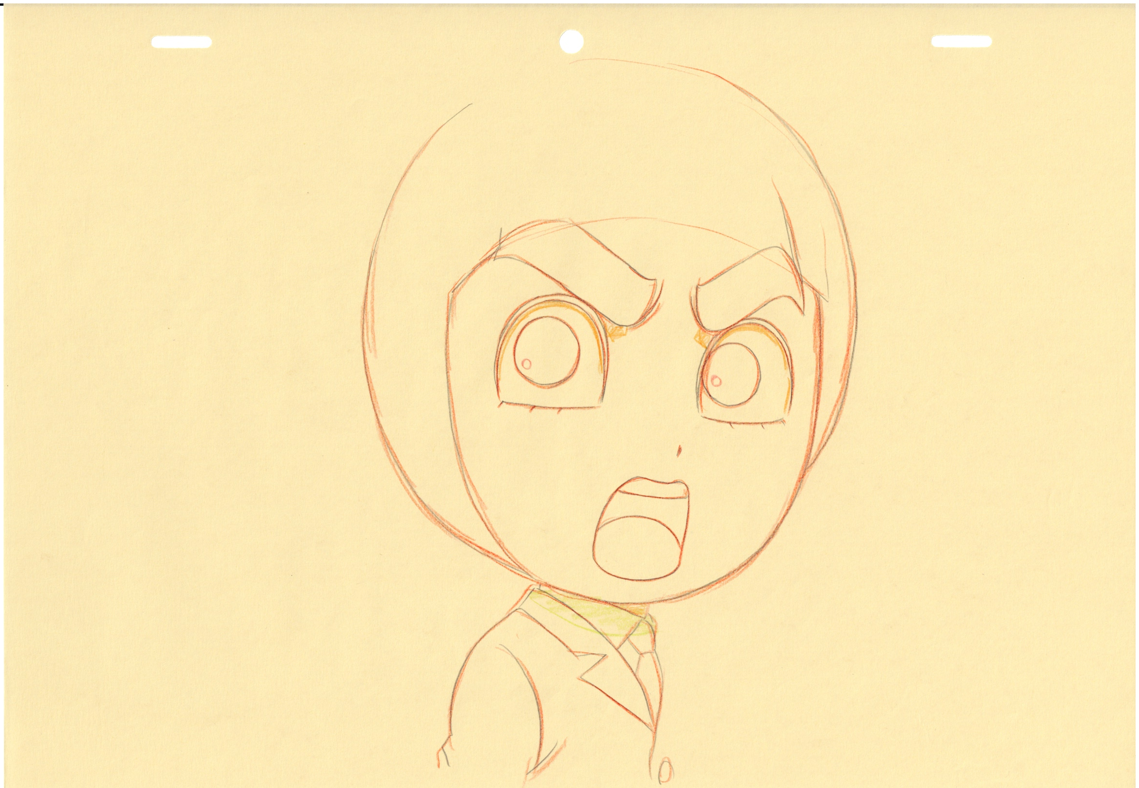 Naruto Original Drawing (Rock Lee) 4 pages Set