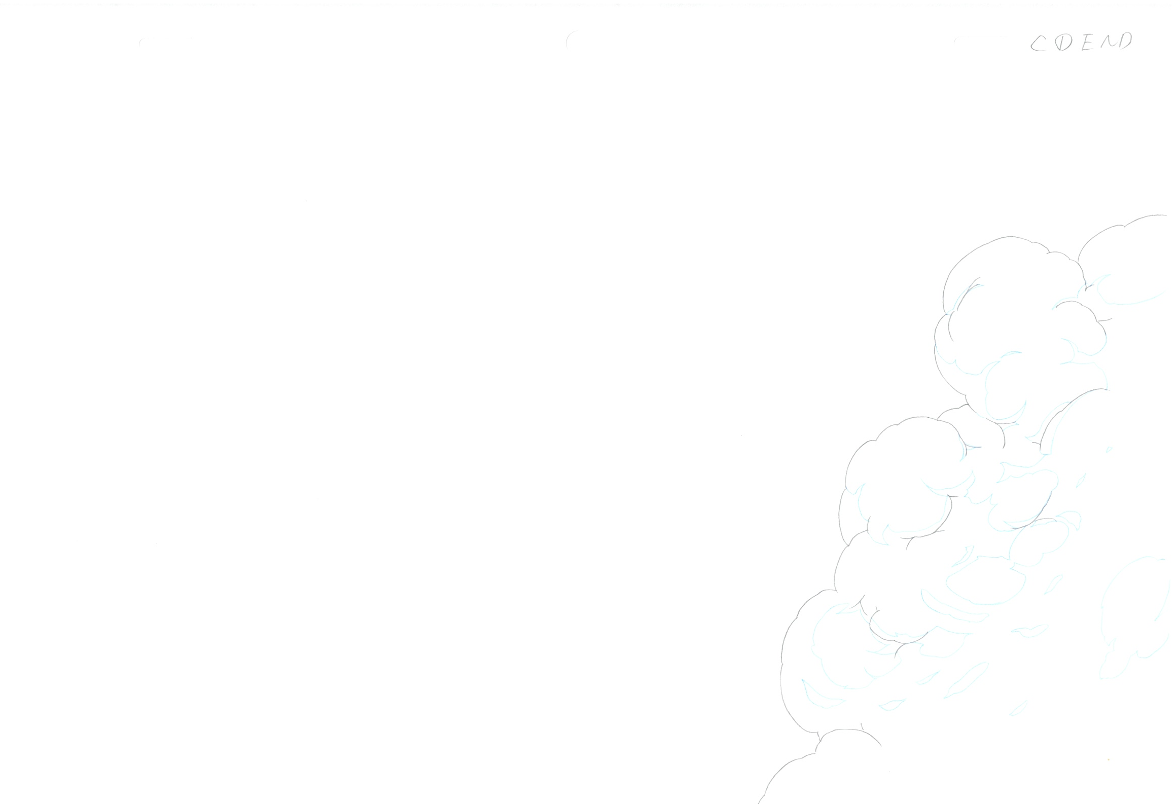 Naruto Original 4 Page Drawing (Nine Tails)