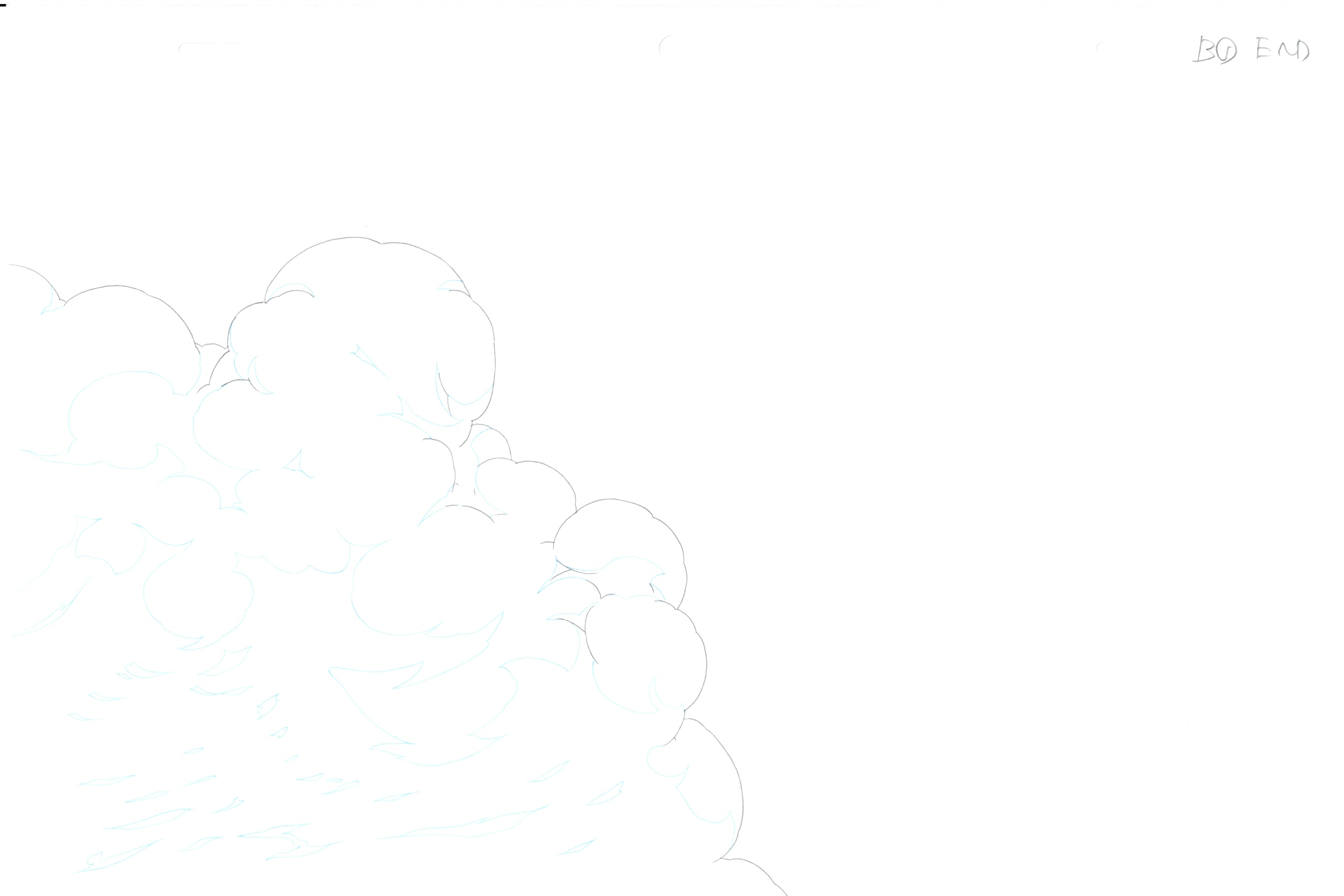 Naruto Original 4 Page Drawing (Nine Tails)