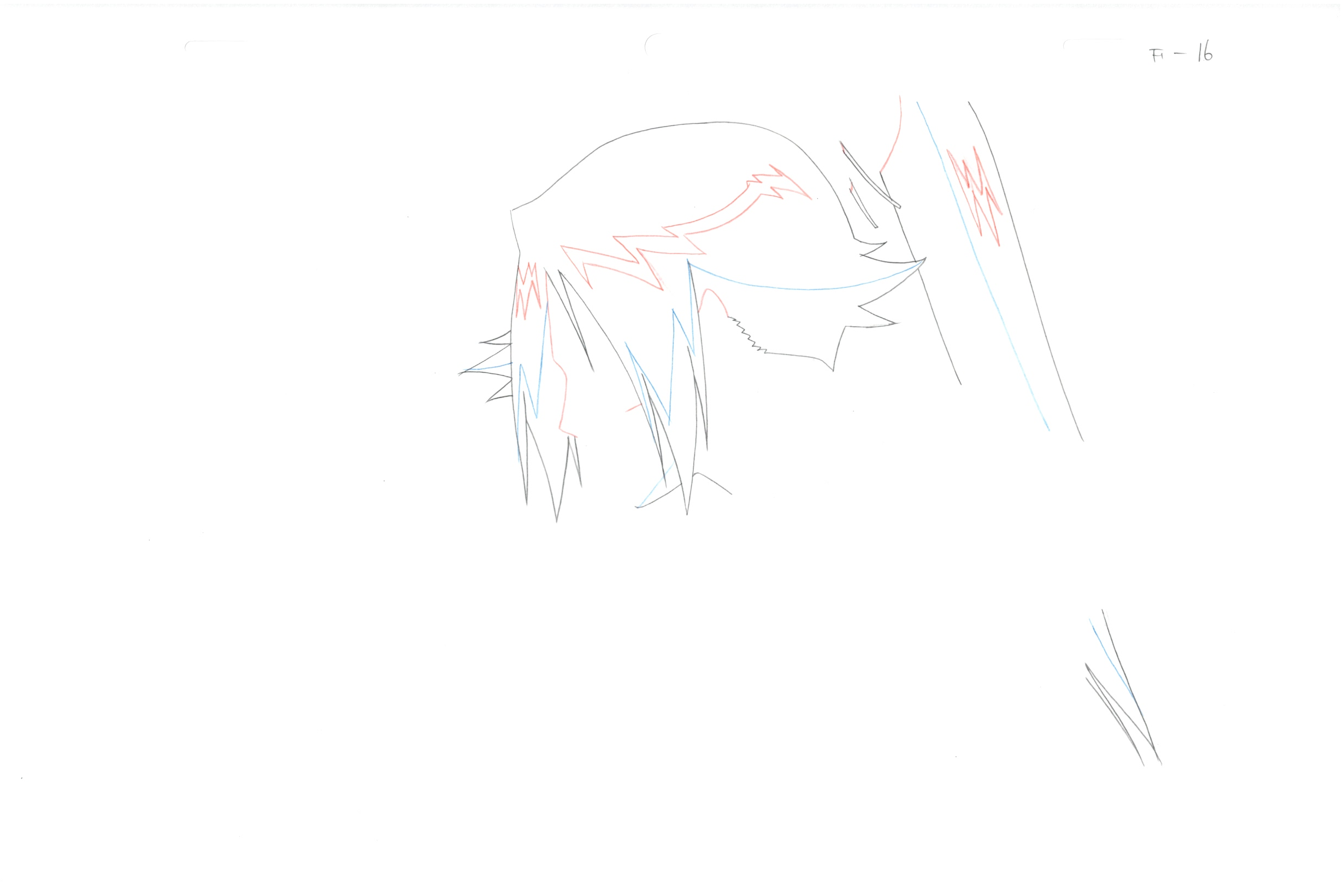 Bleach Original Drawing 13 pages (Yoruichi)