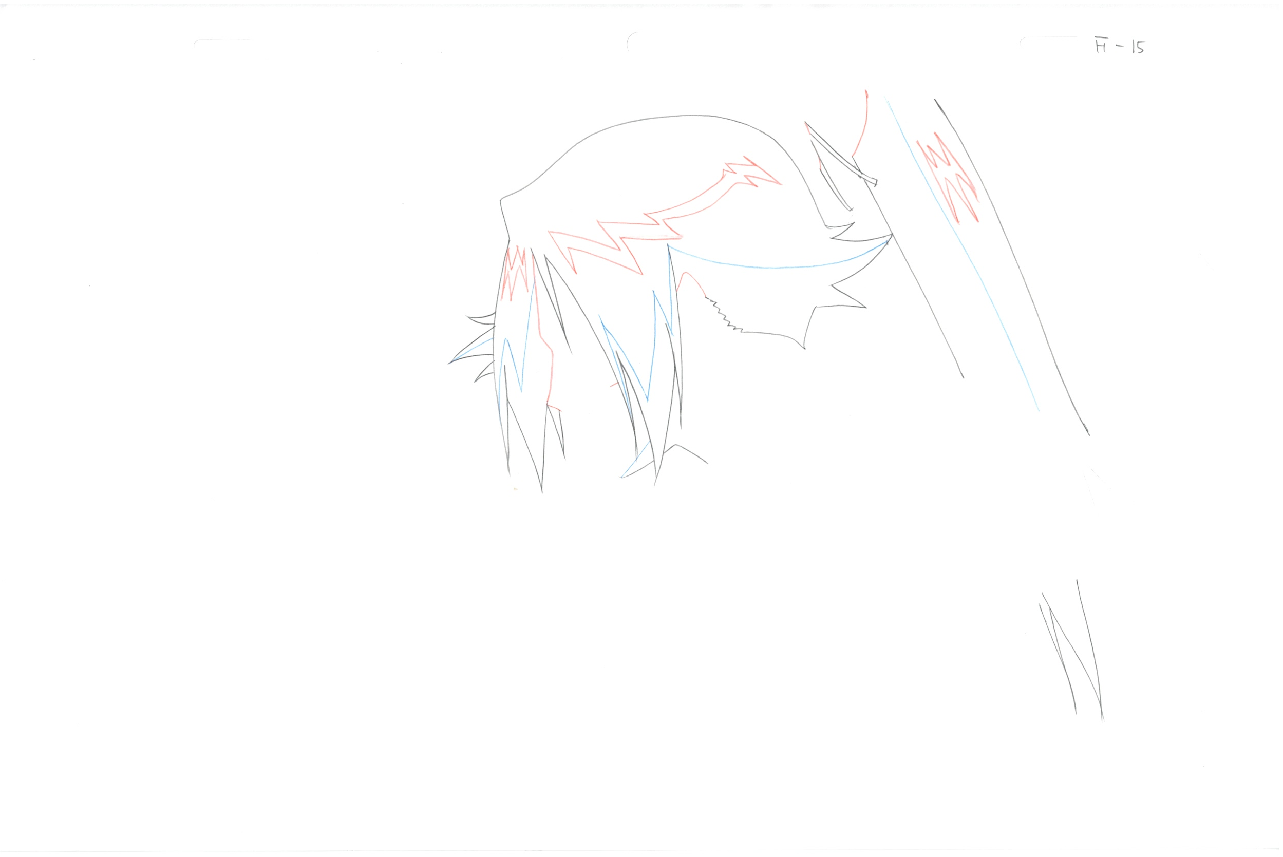 Bleach Original Drawing 13 pages (Yoruichi)