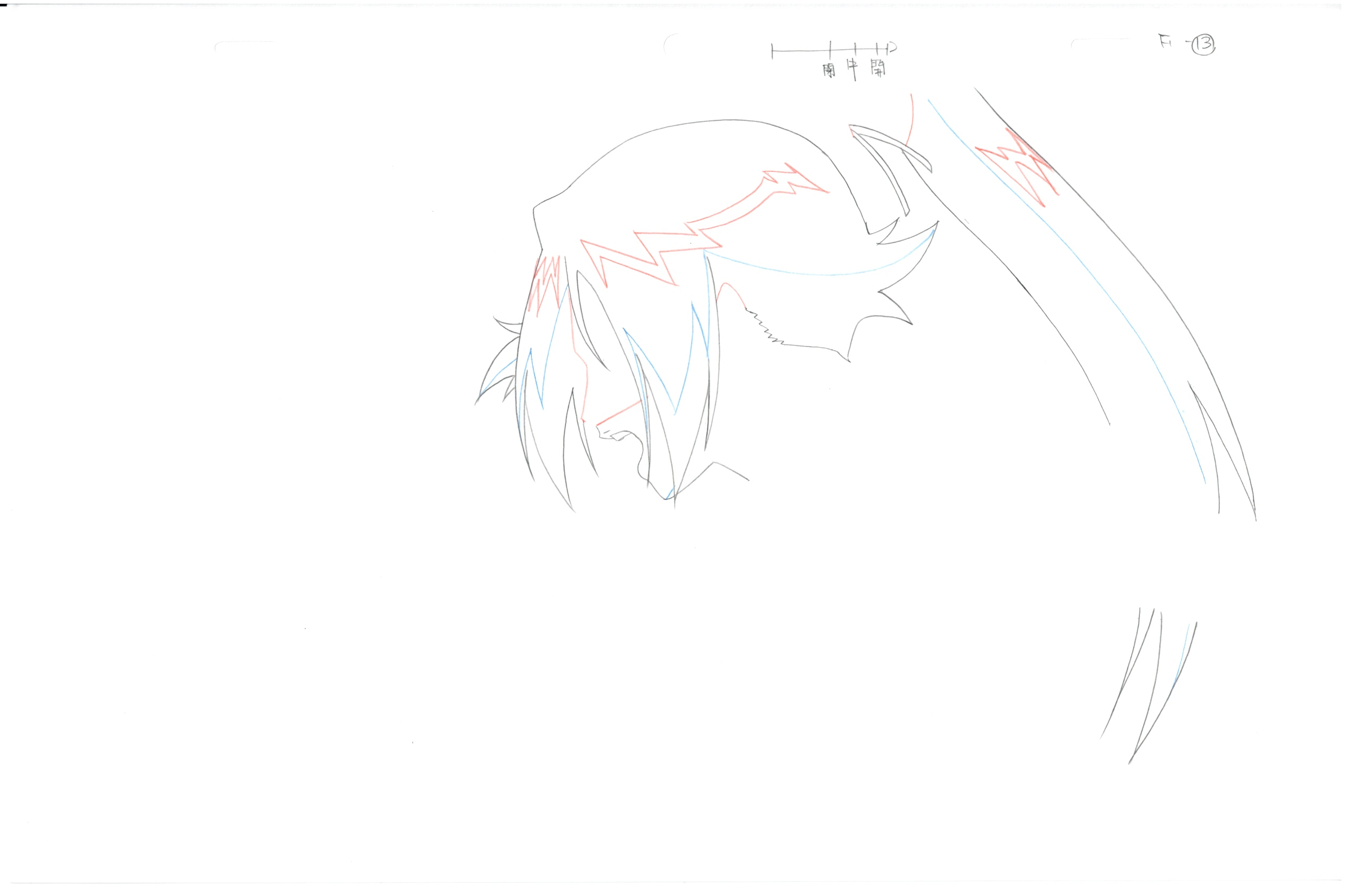 Bleach Original Drawing 13 pages (Yoruichi)