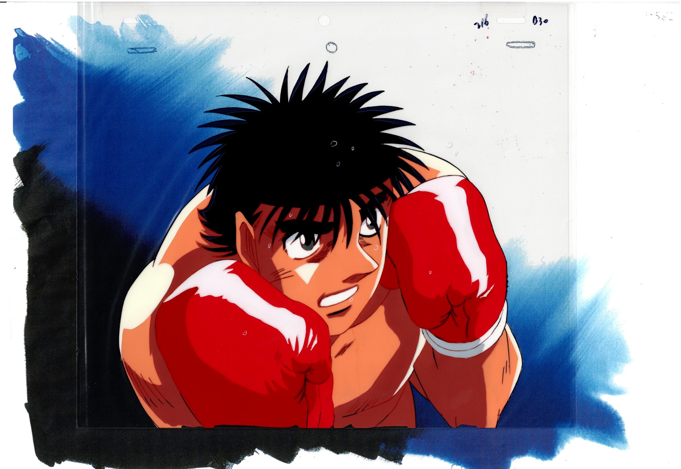Hajime No Ippo Original Cels and Sketch (Ippo Makunouchi)