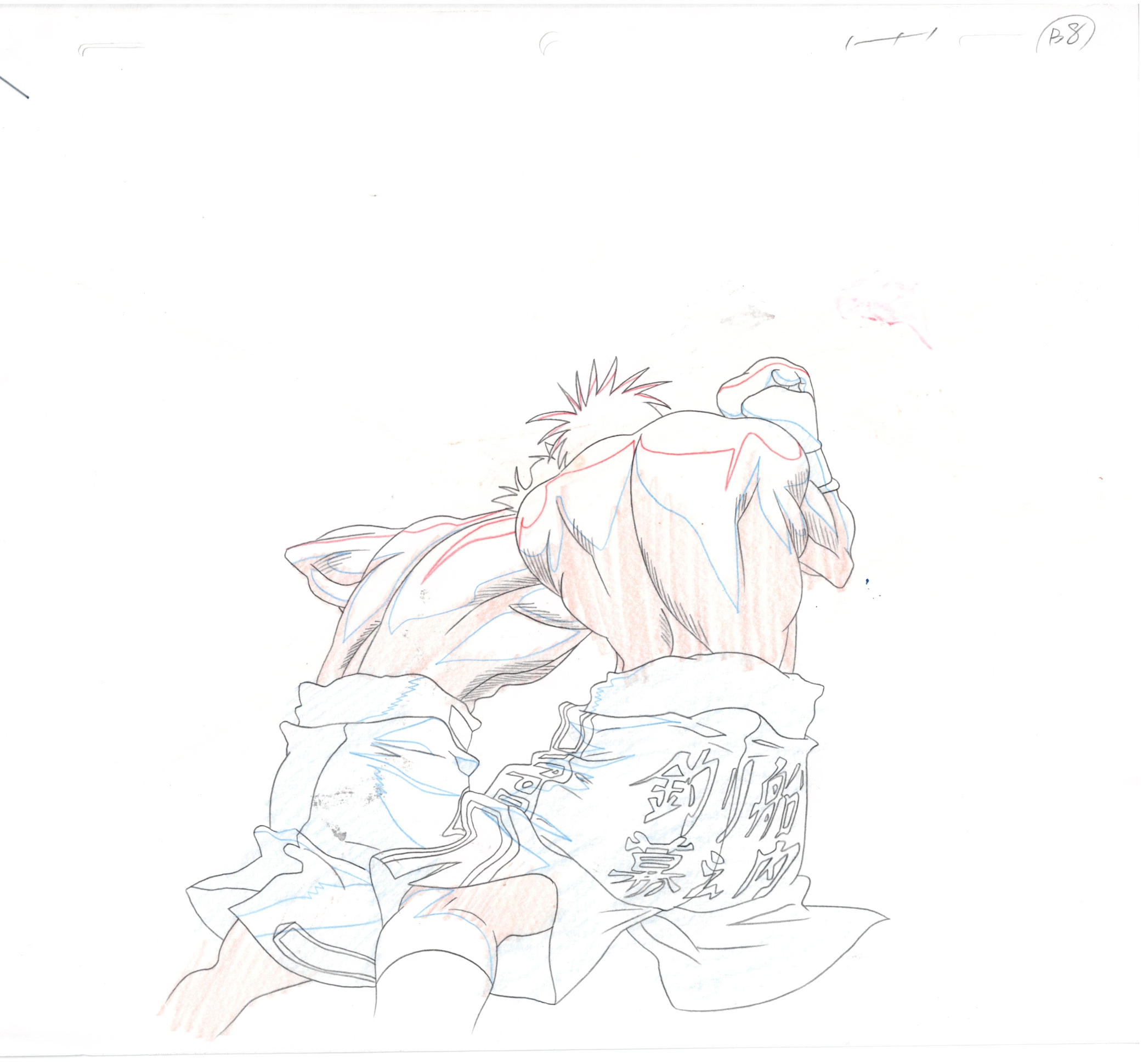 Hajime No Ippo Original Cels and Sketch (Ippo Makunouchi, Takeshi Sendō)