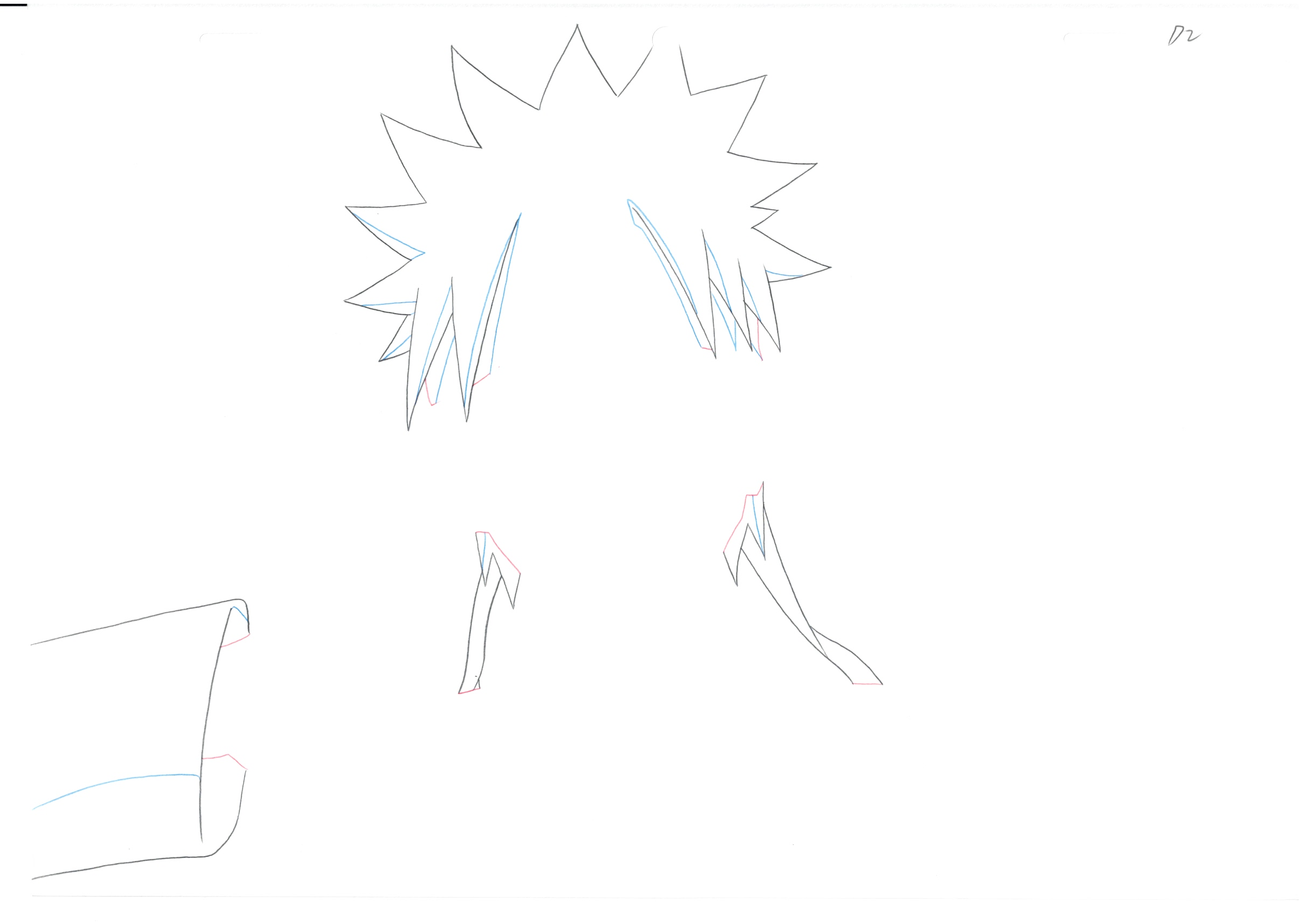 Naruto Original Sketch (Uzumaki Naruto) 11 pages Set