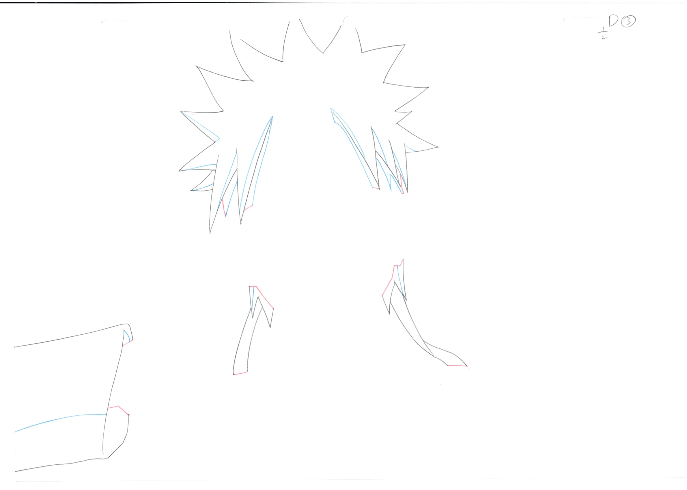 Naruto Original Sketch (Uzumaki Naruto) 11 pages Set