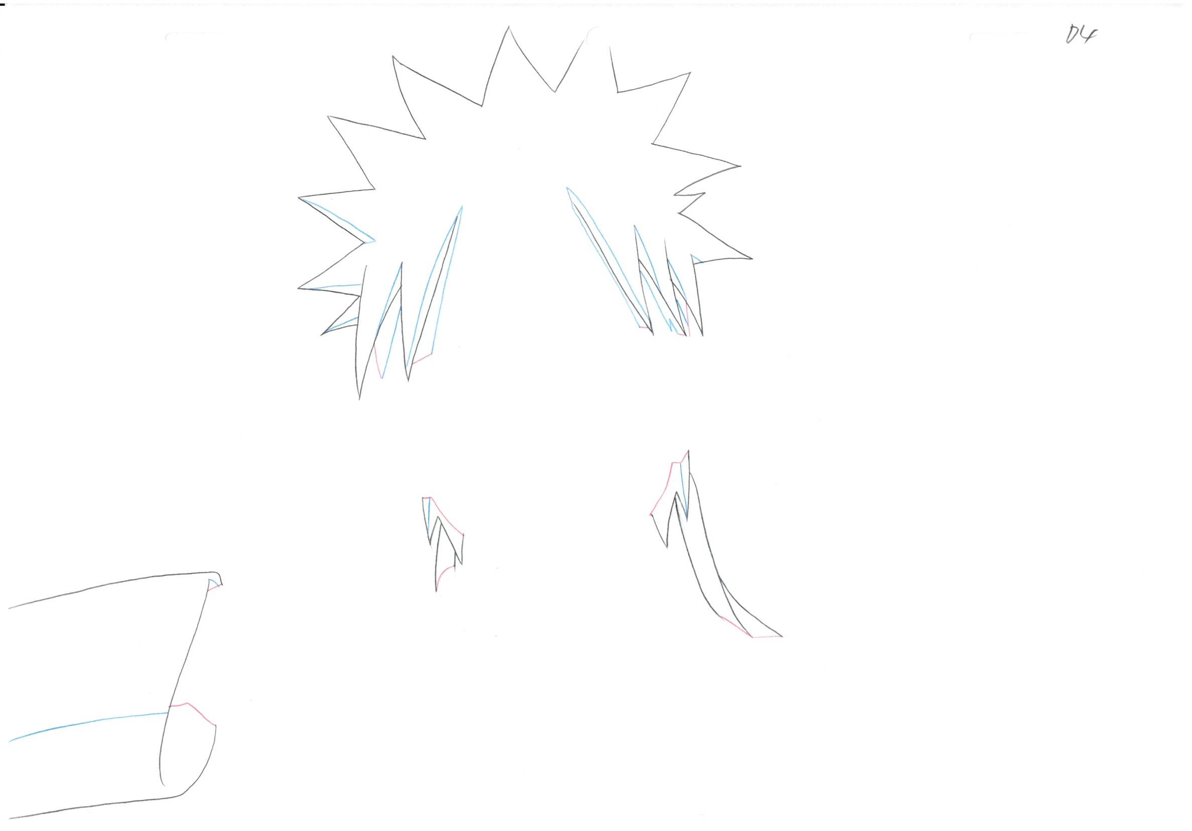 Naruto Original Sketch (Uzumaki Naruto) 11 pages Set