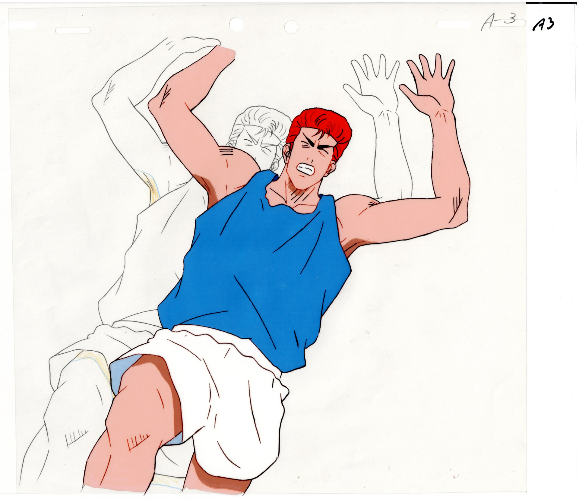 Slam Dunk Original Sketch and Cel (Sakuragi Hanamichi) – Japanime