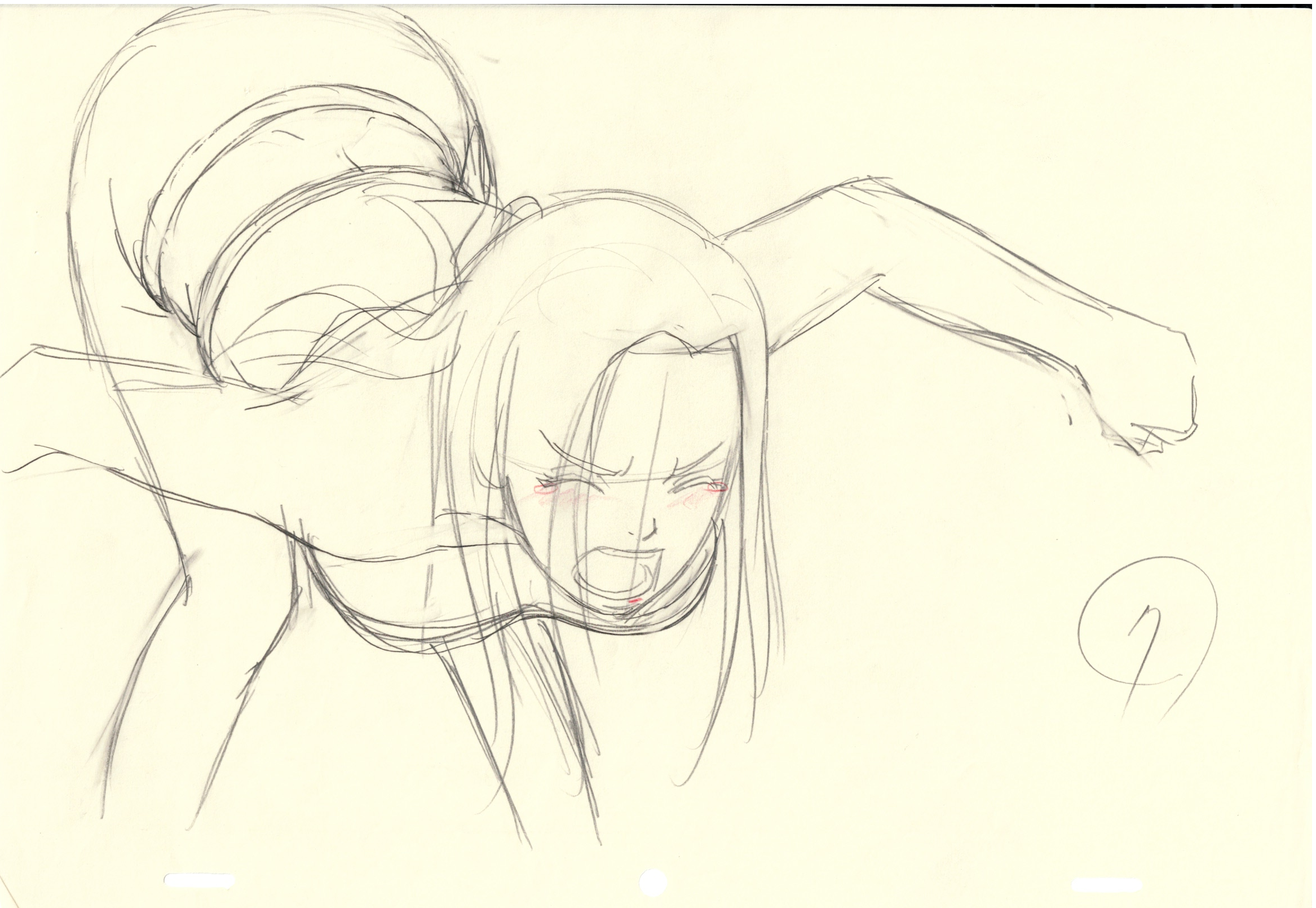 Naruto Original Sketch (Konohamaru) 2 pages Set