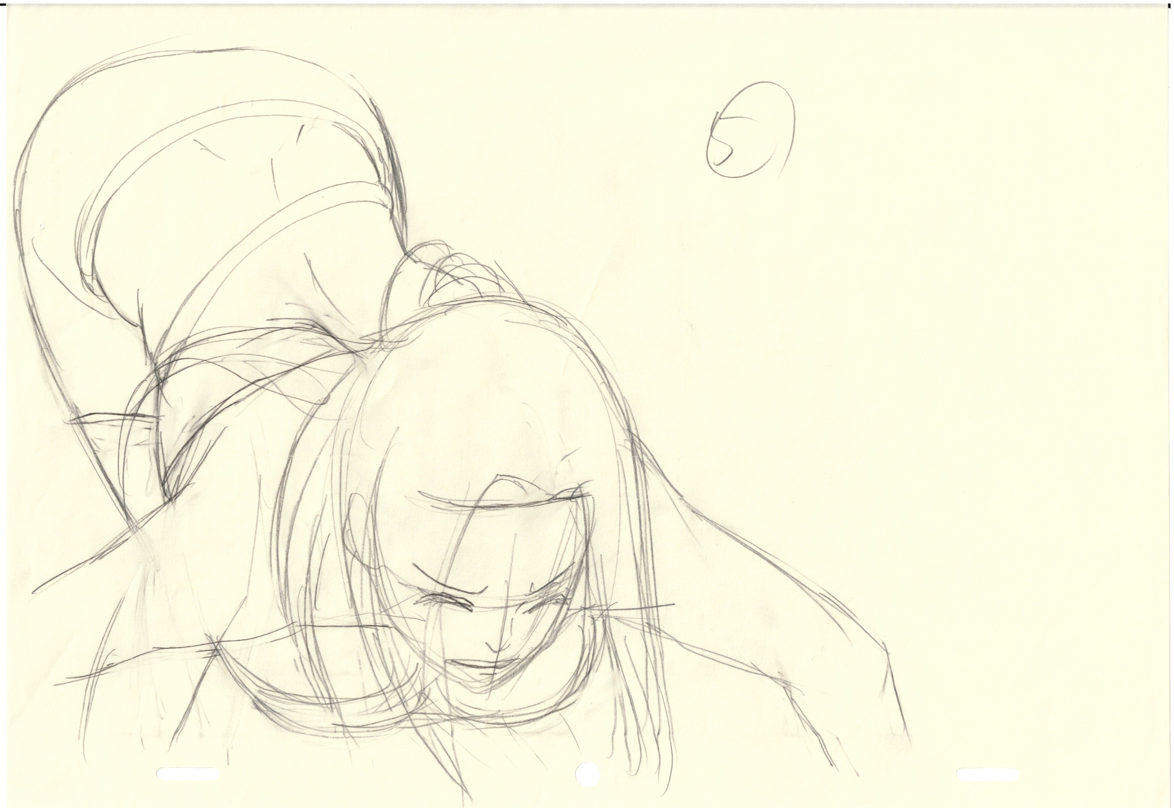 Naruto Original Sketch (Konohamaru) 2 pages Set