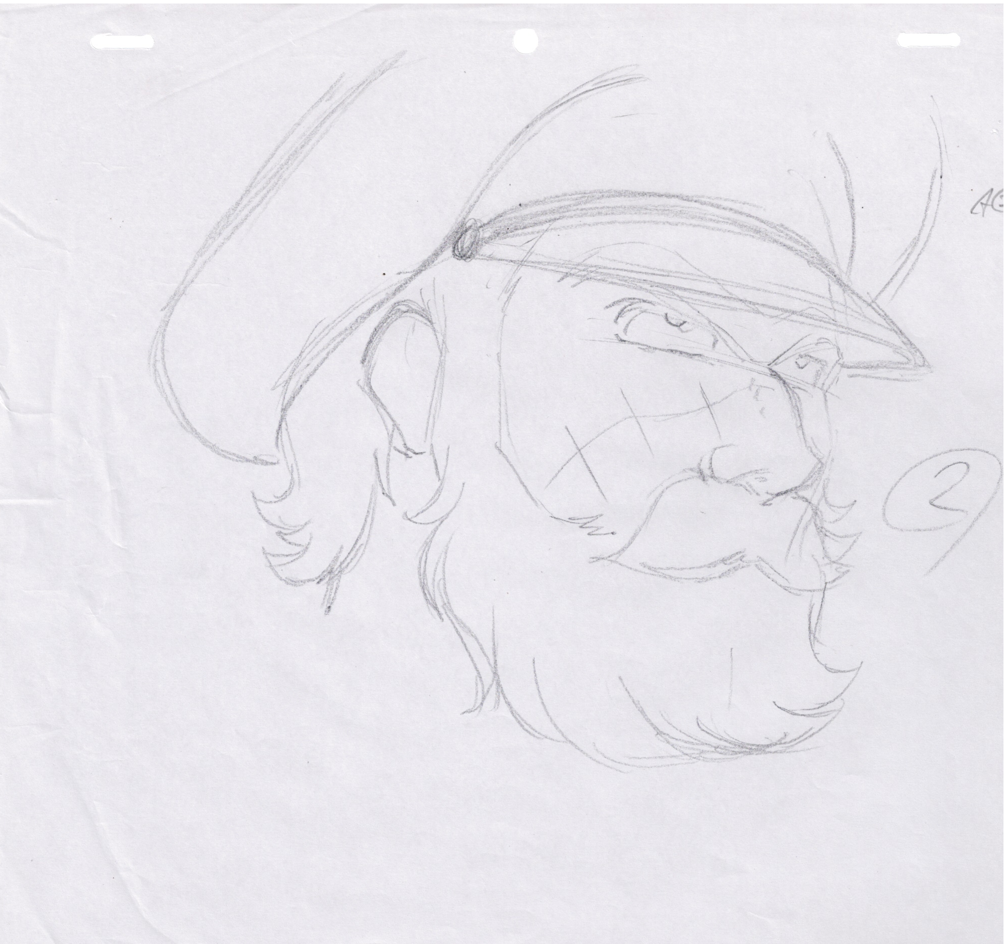 潜艇超级 99 原始草图（Guy Zelbert）8 页套装