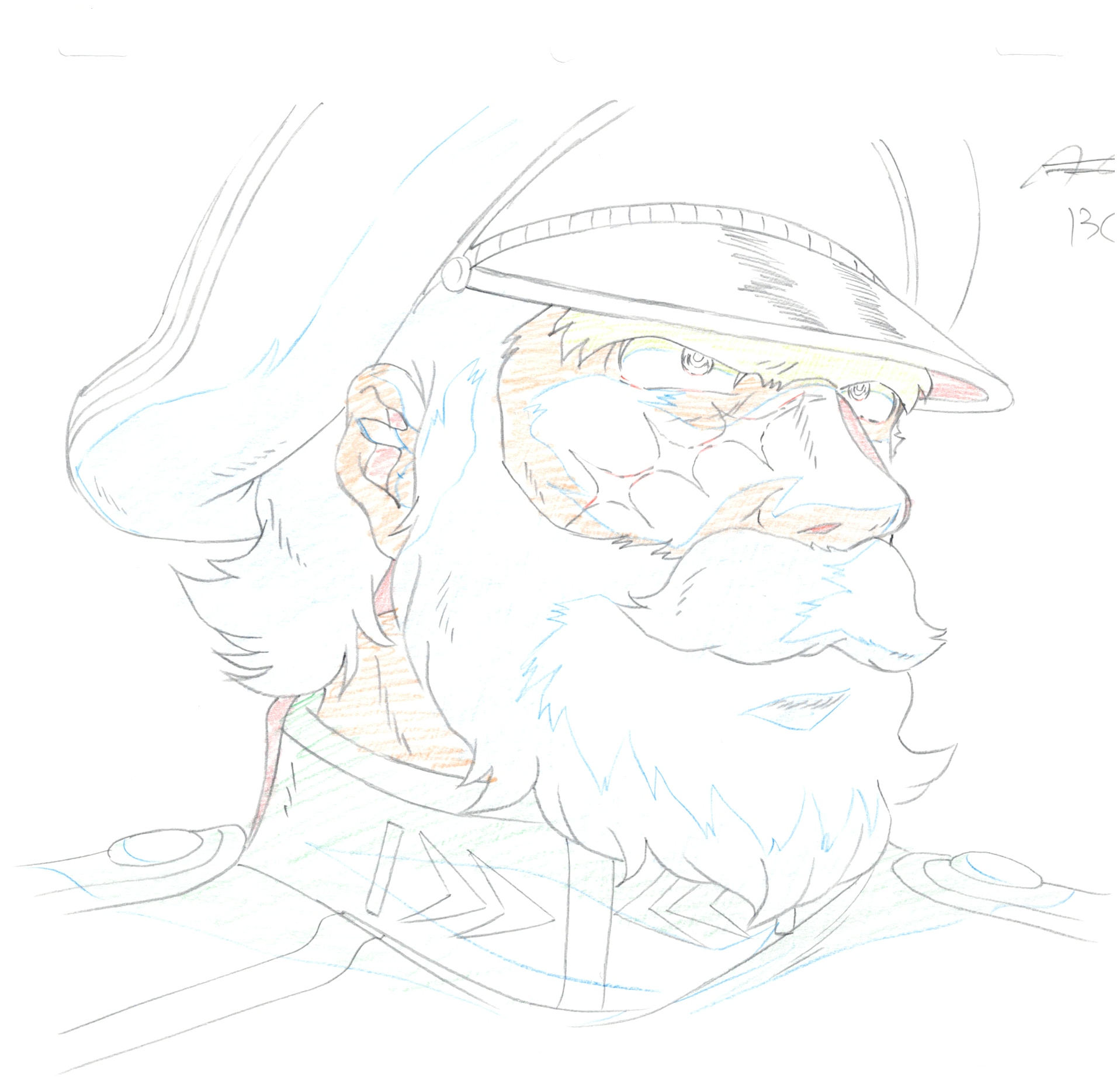 潜艇超级 99 原始草图（Guy Zelbert）8 页套装