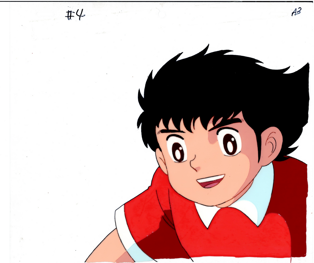 Captain Tsubasa Original Cel (Tsubasa Oozora) – Japanime Art Gallery