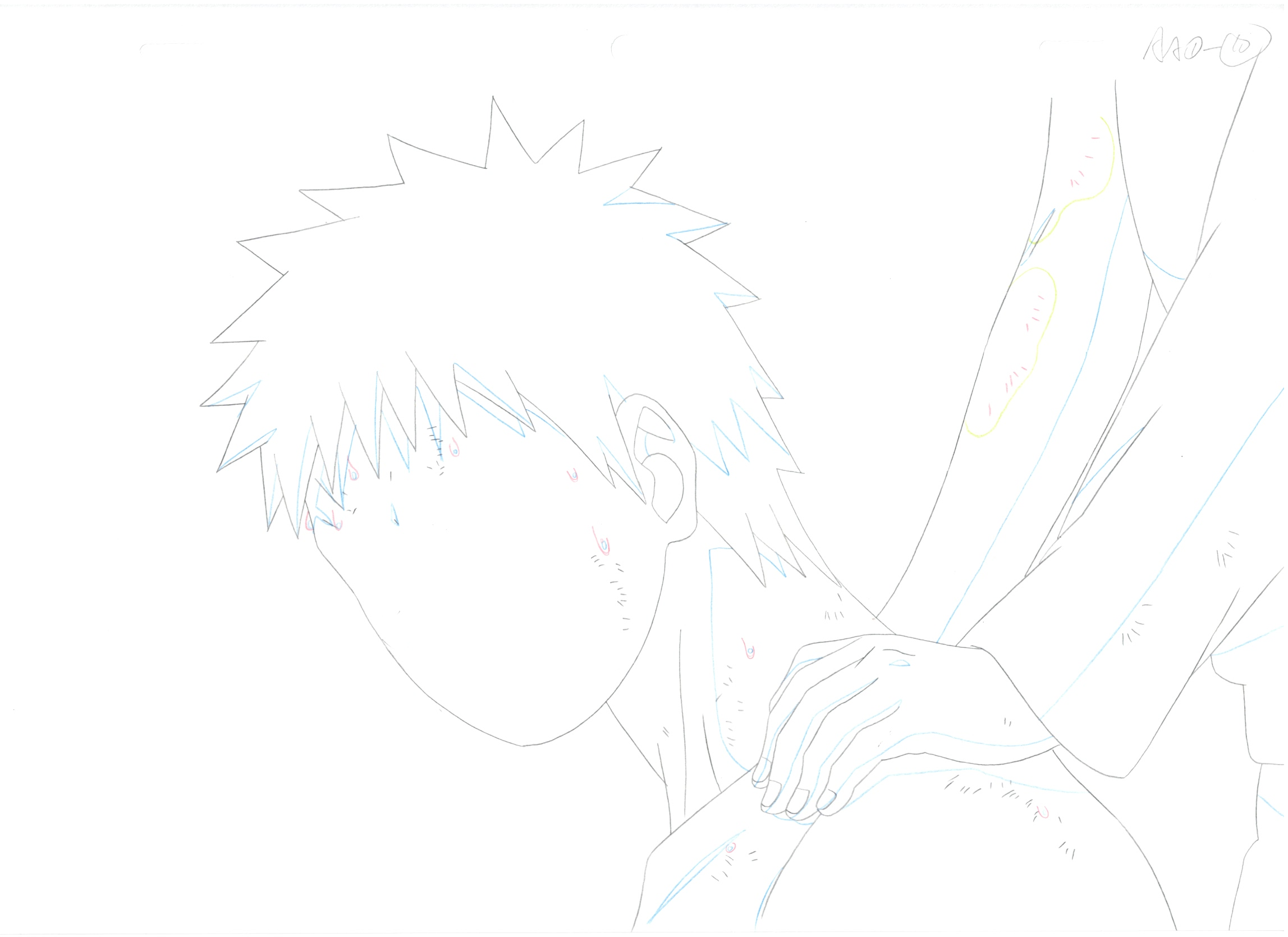 Naruto Original Sketch (Obito) 12 pages Set