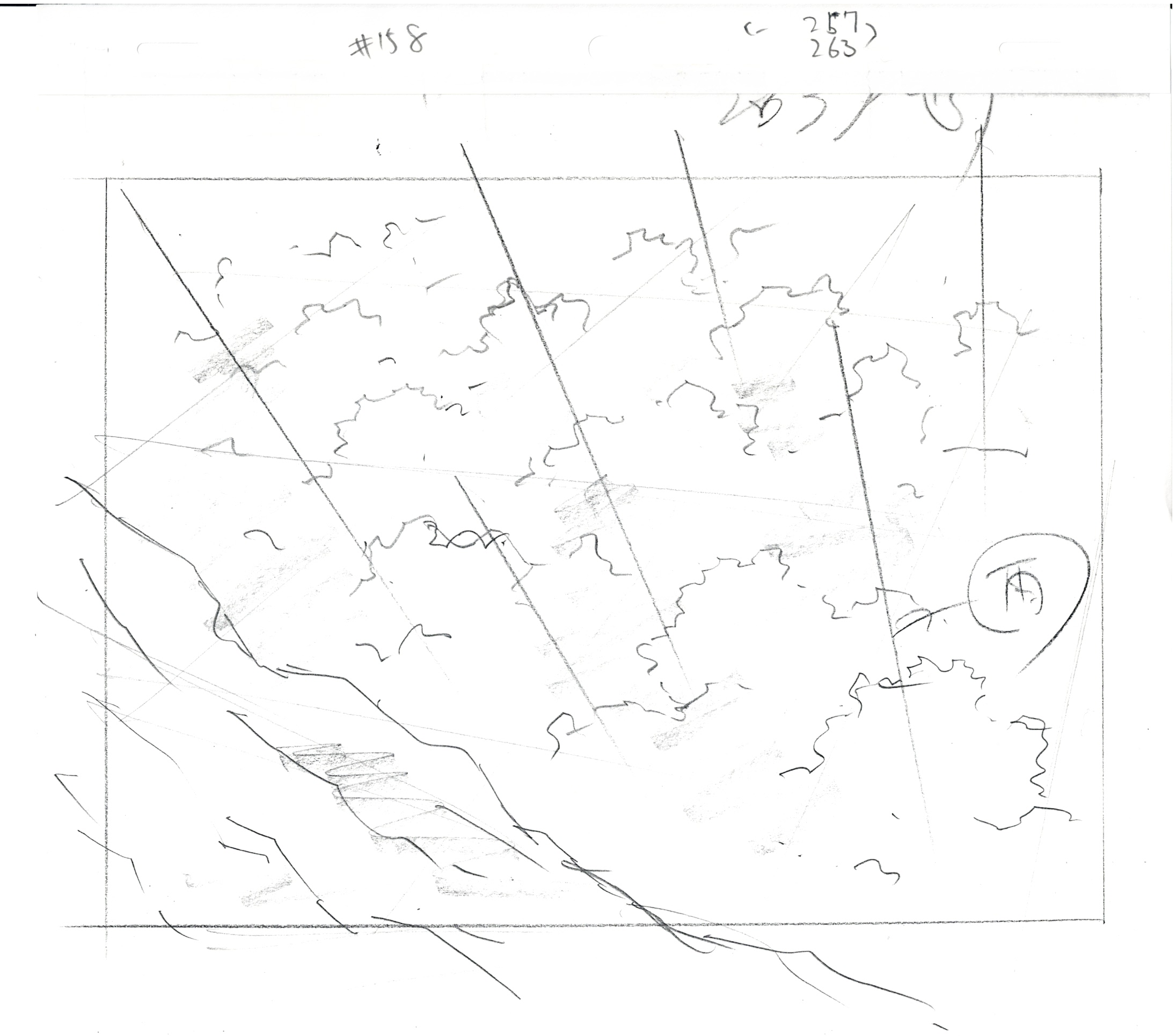 Naruto Original Sketch (Nara Shikamaru) 4 pages Set