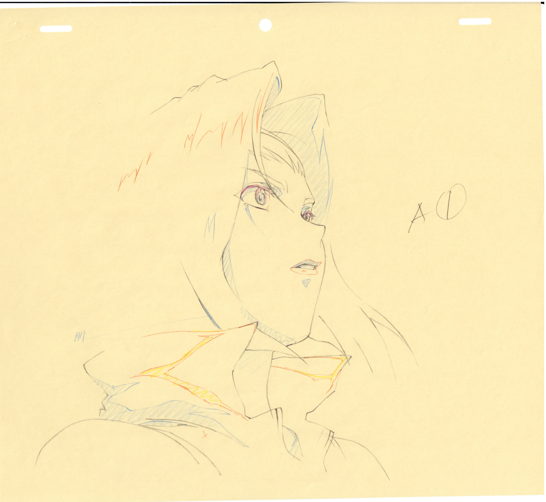 Cowboy Bebop Original Drawing (Faye Valentine) 5 pages Set