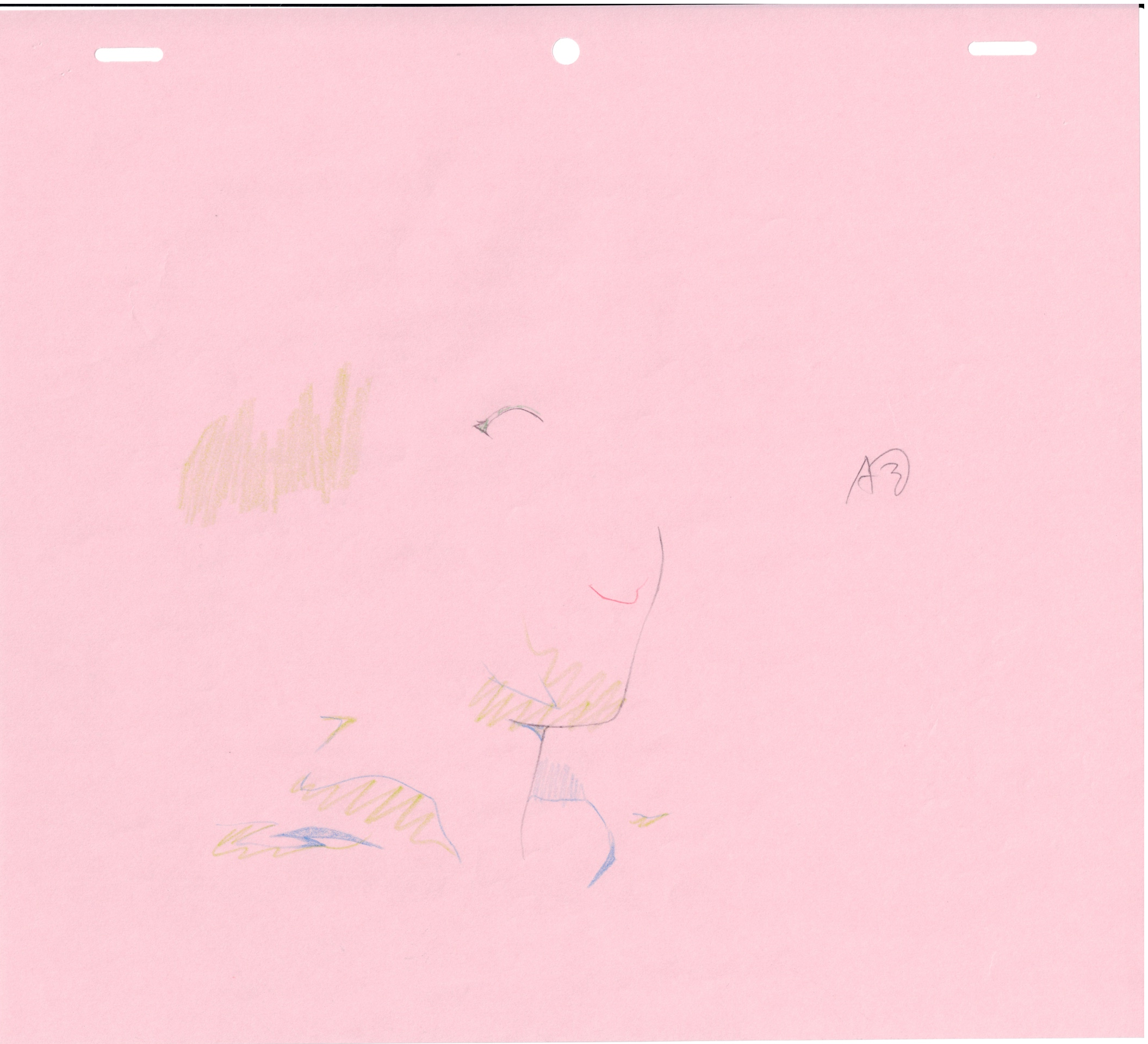 Cowboy Bebop Original Drawing (Faye Valentine) 3 pages Set