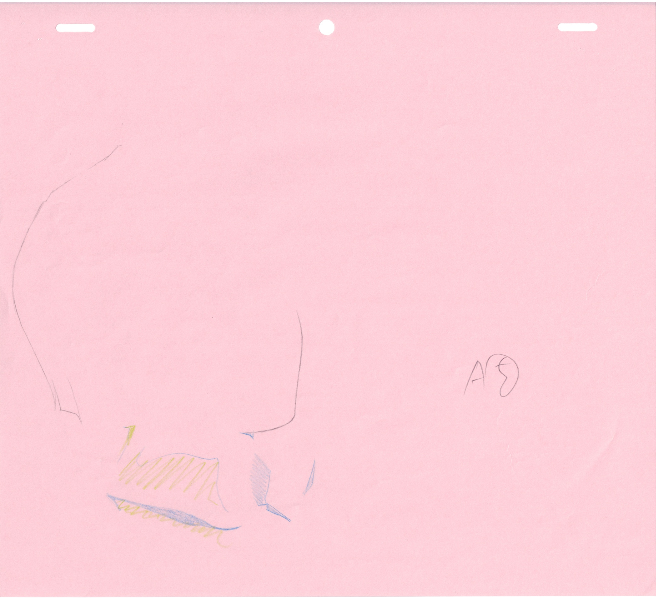 Cowboy Bebop Original Drawing (Faye Valentine) 3 pages Set