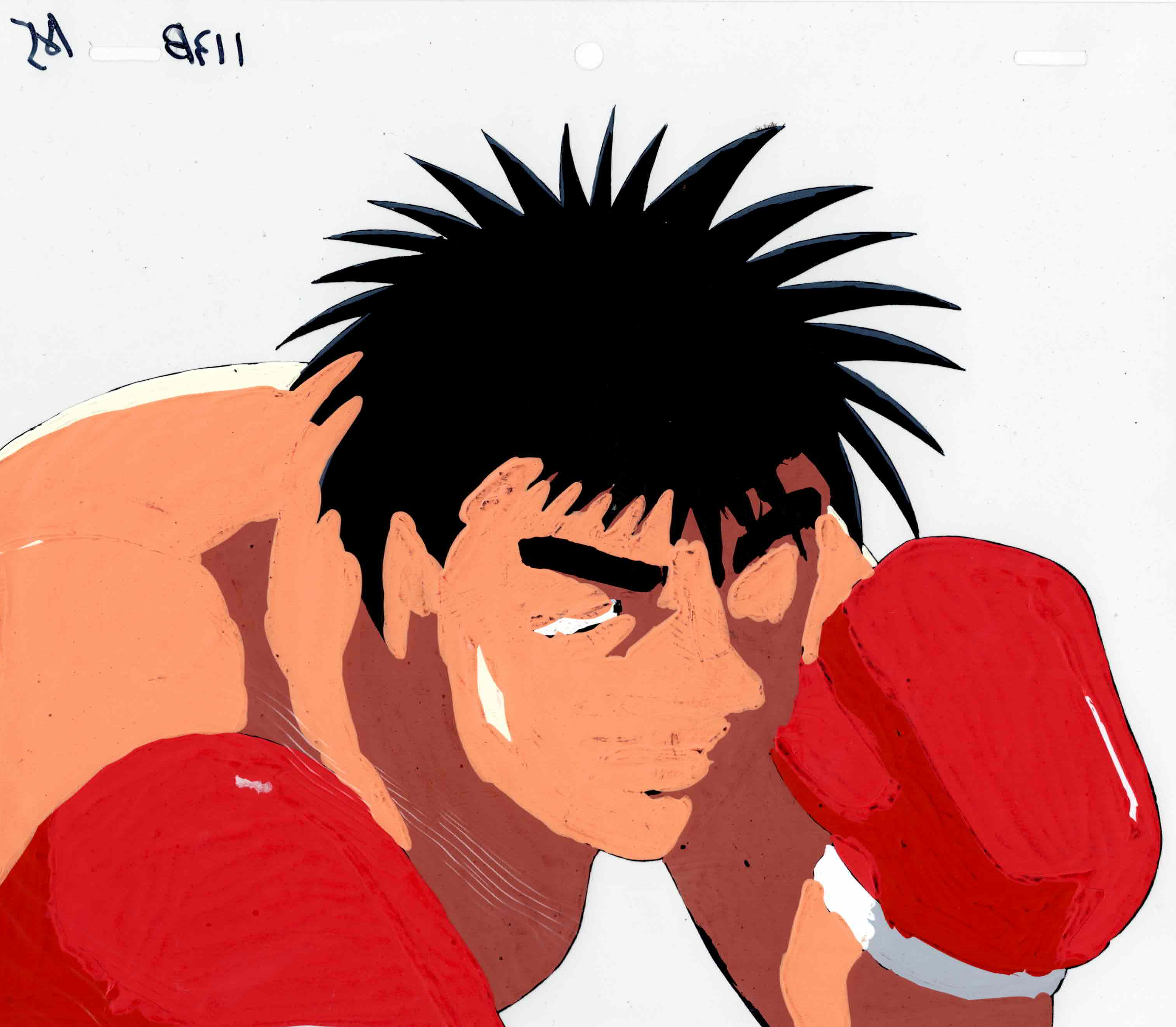 Hajime No Ippo Original Cel and Sketch (Ippo Makunouchi)