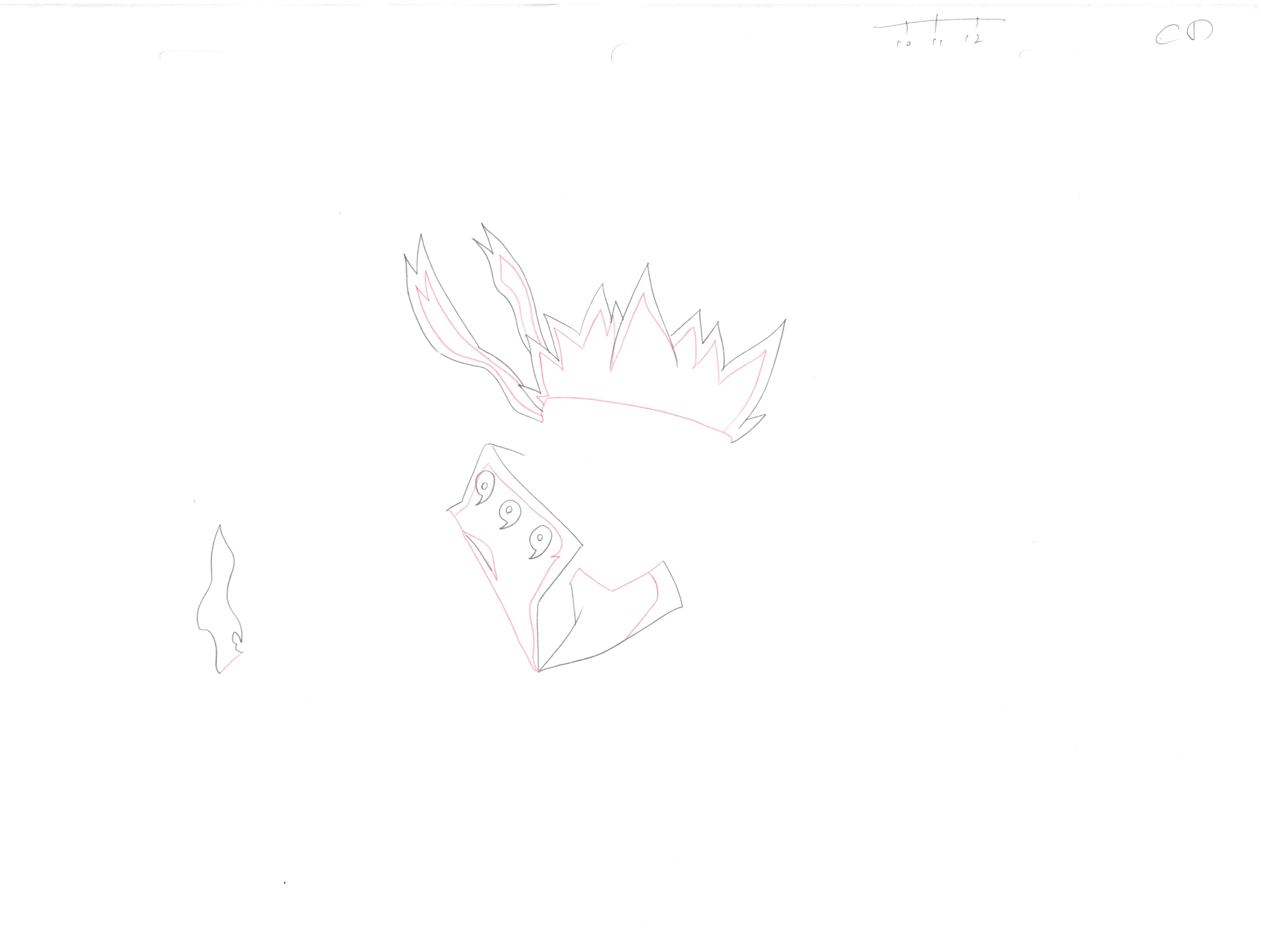 Naruto Original Sketch (Naruto Uzumaki) 15 pages Set