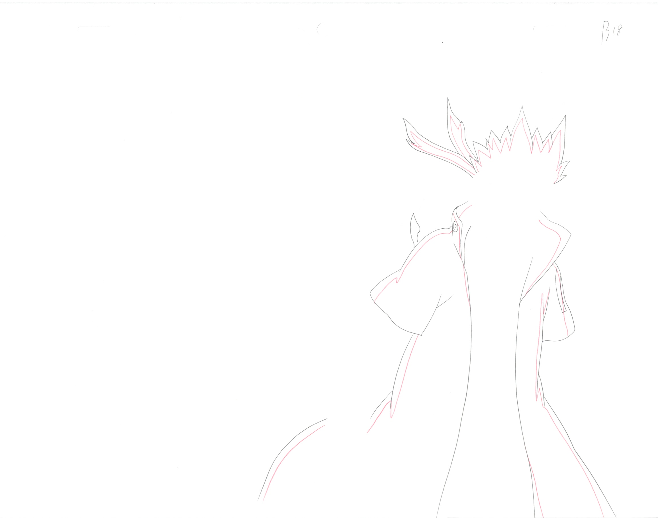 Naruto Original Sketch (Minato Namikaze) 11 pages Set