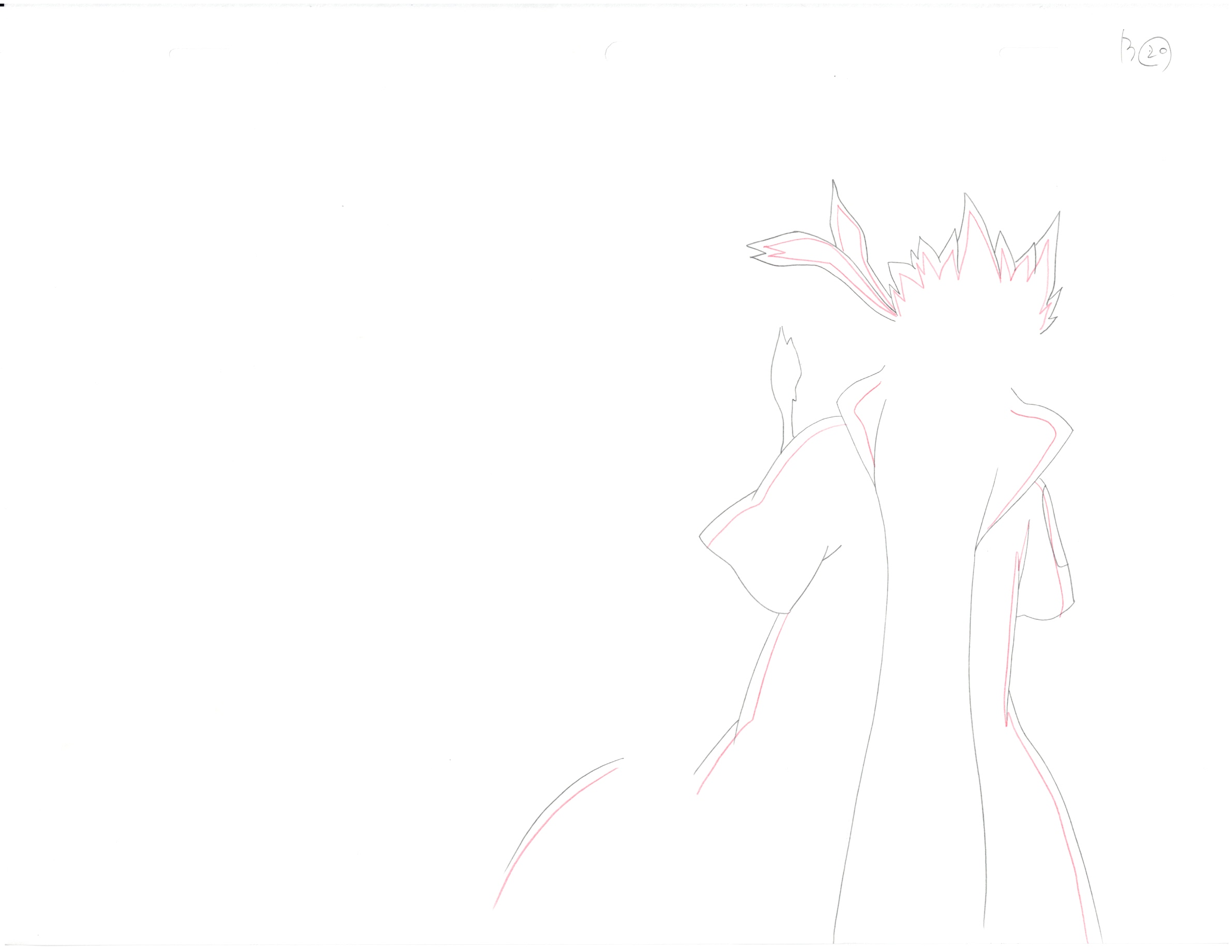 Naruto Original Sketch (Minato Namikaze) 11 pages Set