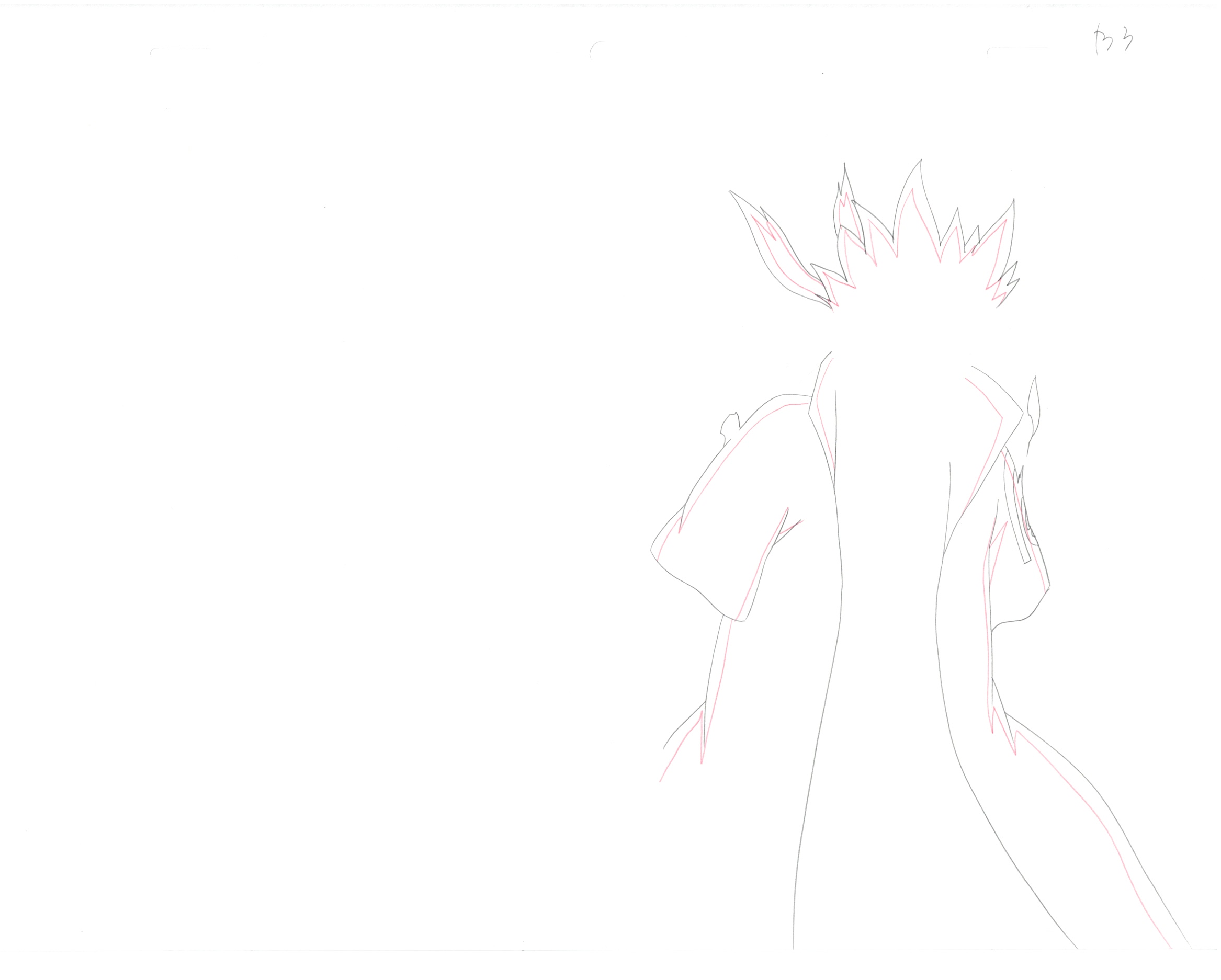 Naruto Original Sketch (Minato Namikaze) 9 pages Set