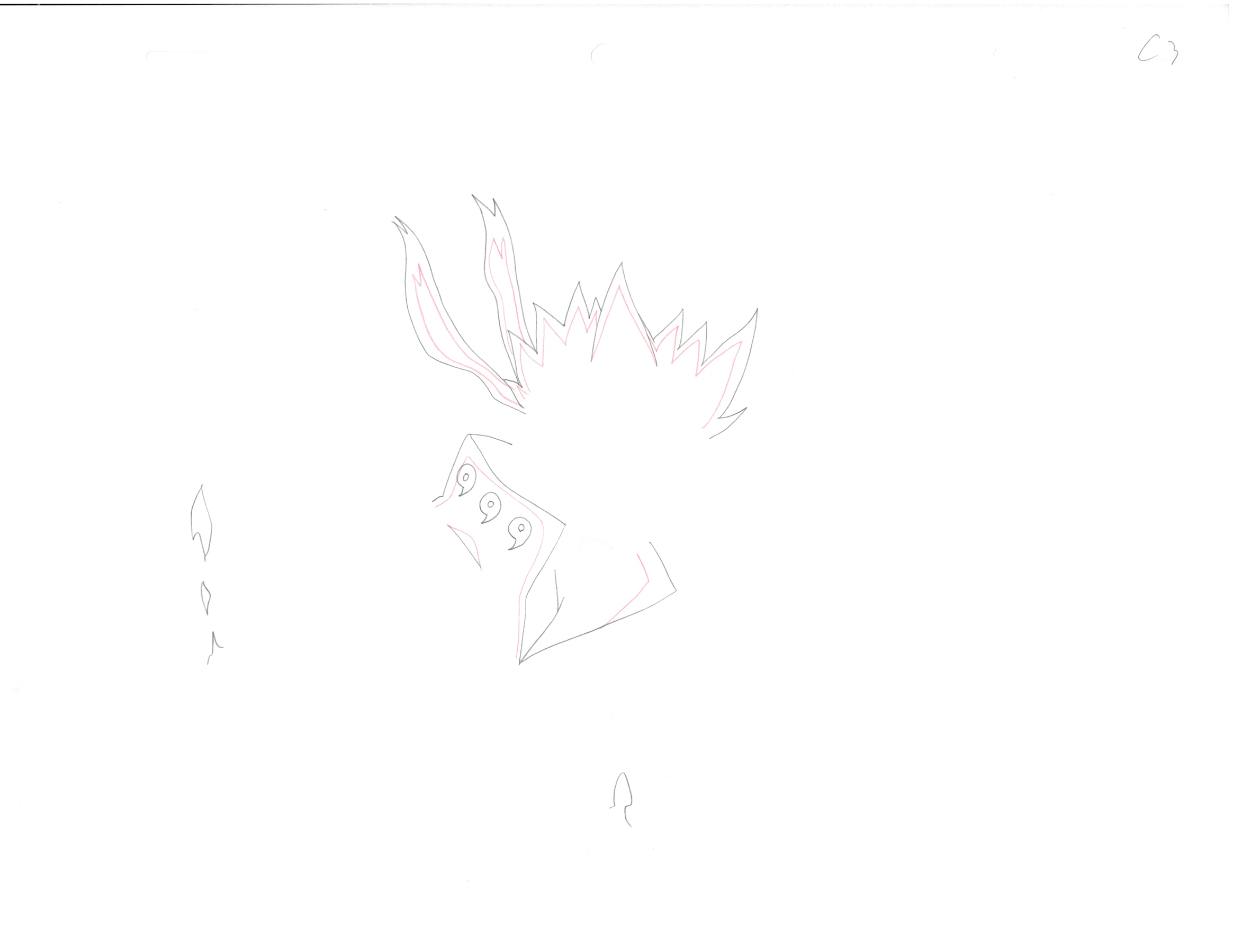 Naruto Original Sketch (Naruto Uzumaki) 15 pages Set