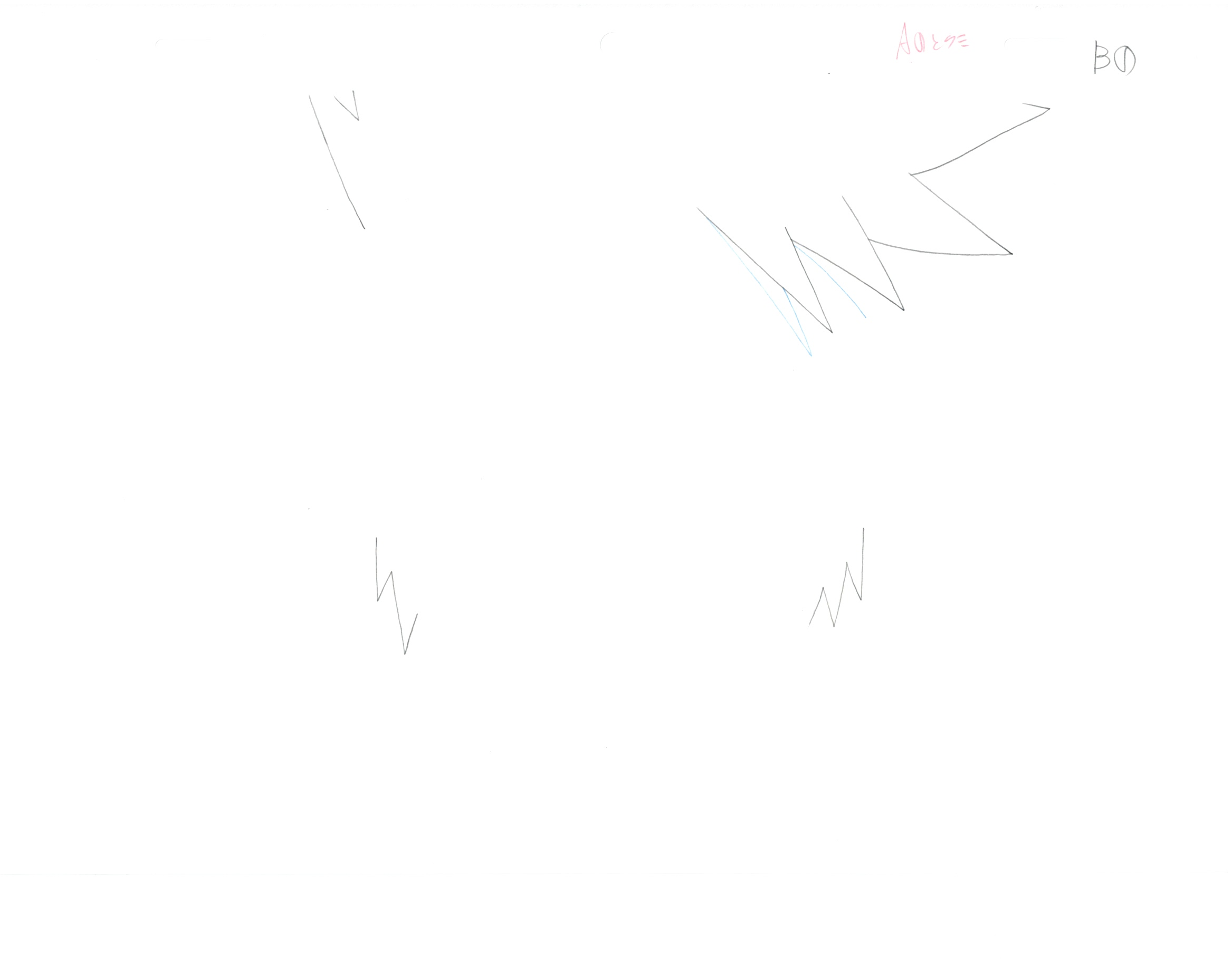 Naruto Original Sketch (Kakashi Hatake) 20 pages Set