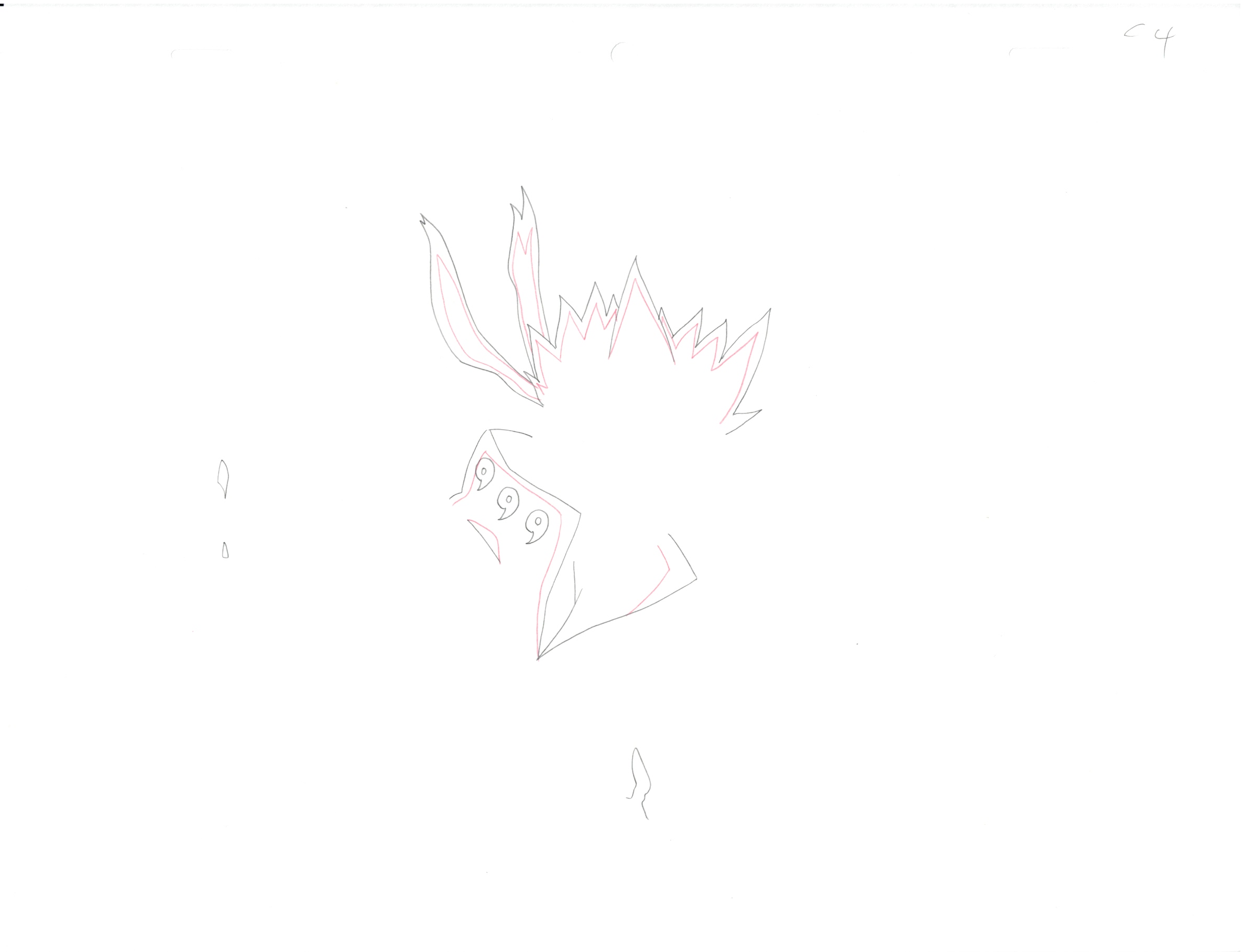 Naruto Original Sketch (Naruto Uzumaki) 15 pages Set