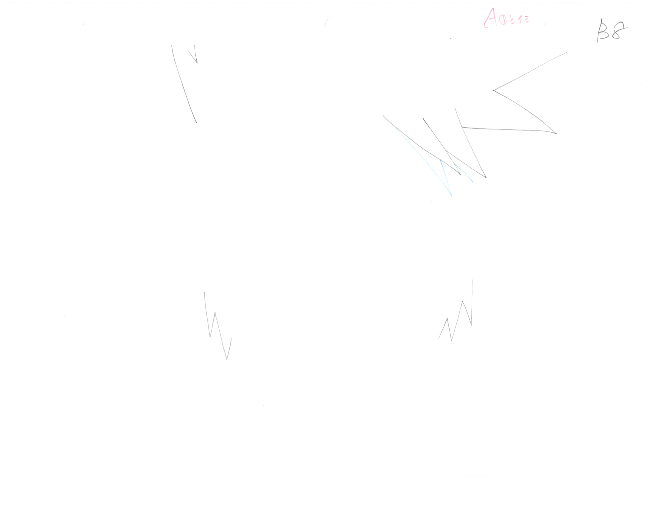 Naruto Original Sketch (Kakashi Hatake) 20 pages Set