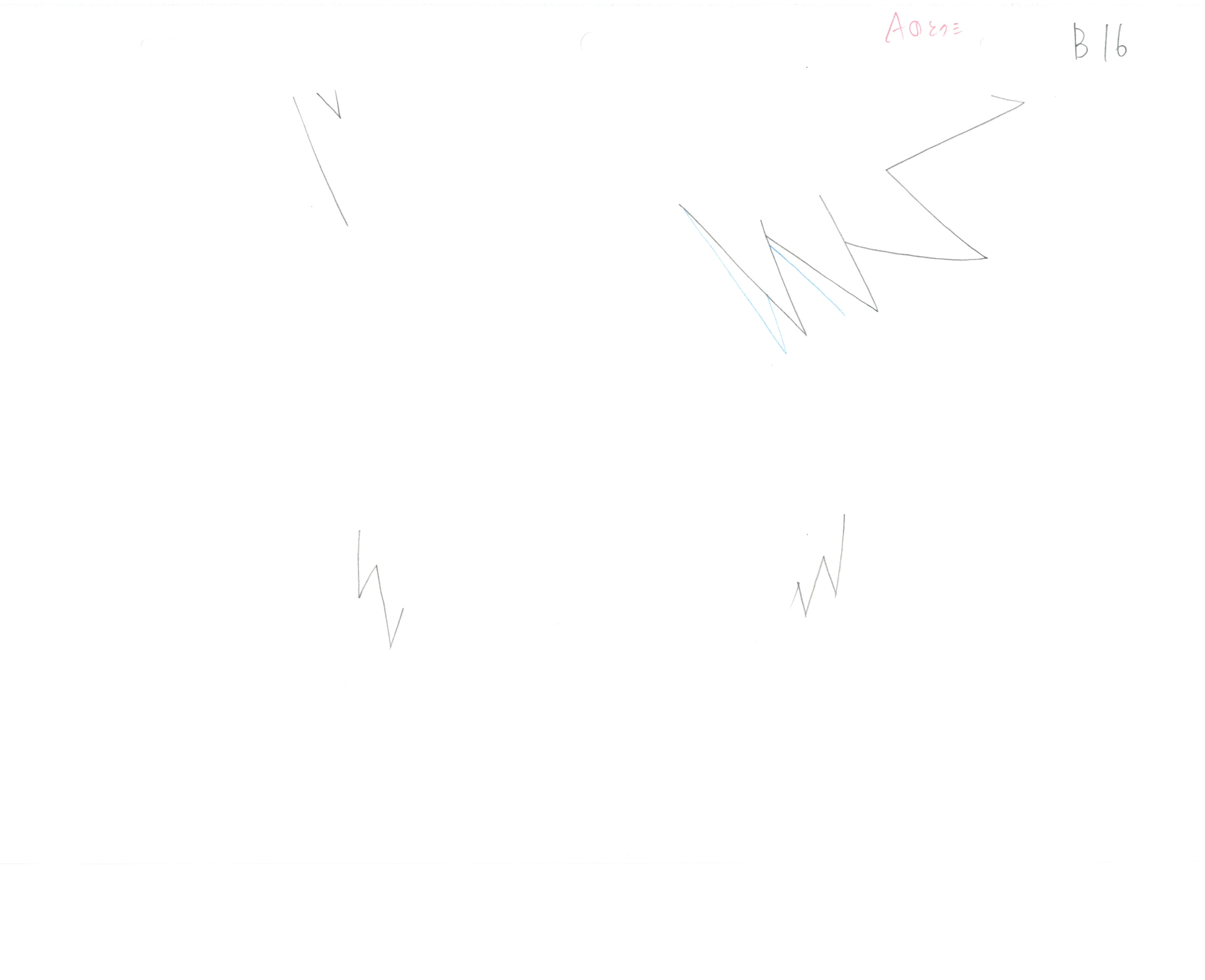 Naruto Original Sketch (Kakashi Hatake) 20 pages Set