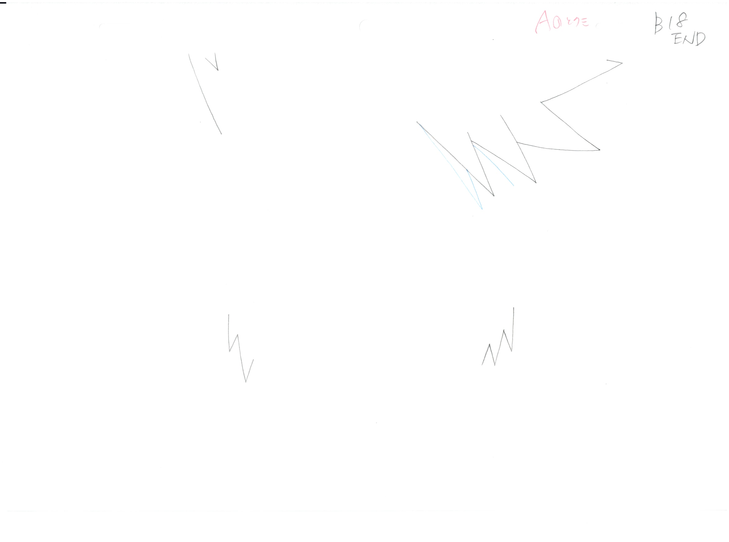 Naruto Original Sketch (Kakashi Hatake) 20 pages Set