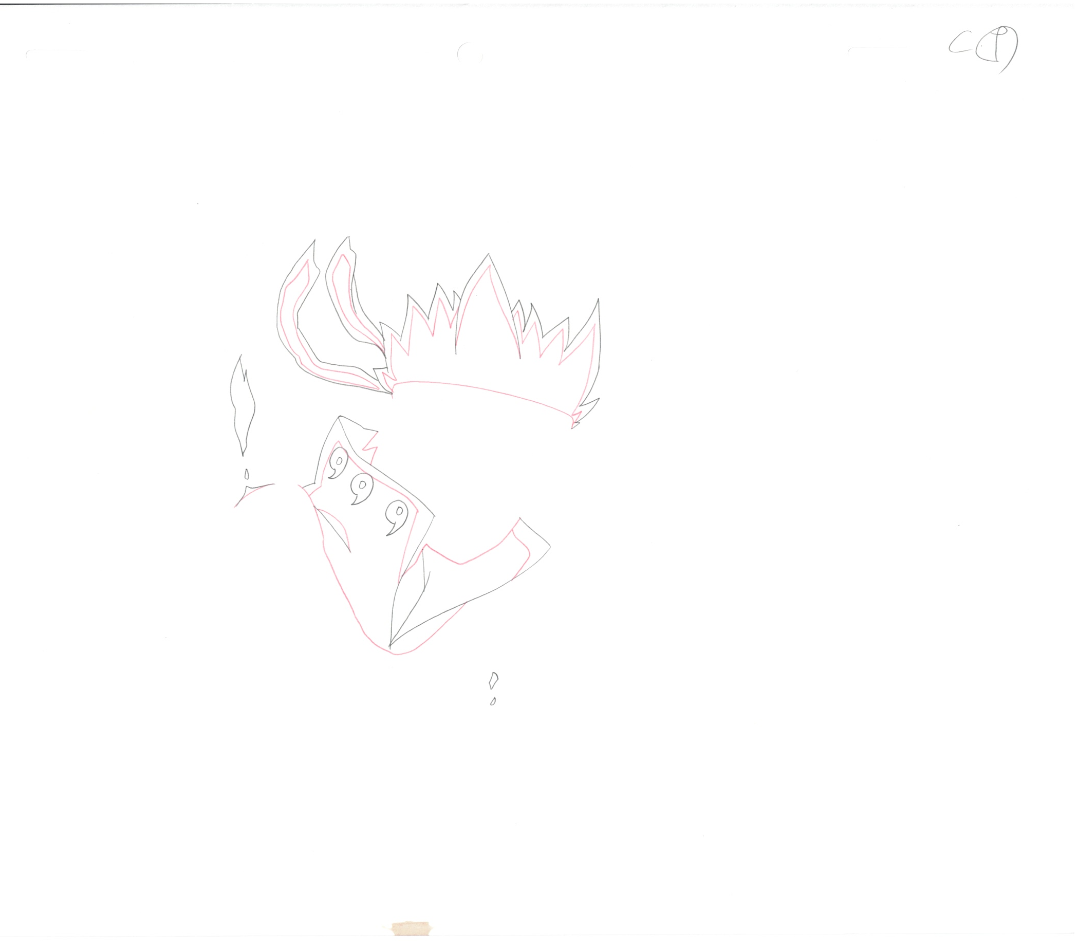 Naruto Original Sketch (Naruto Uzumaki) 15 pages Set